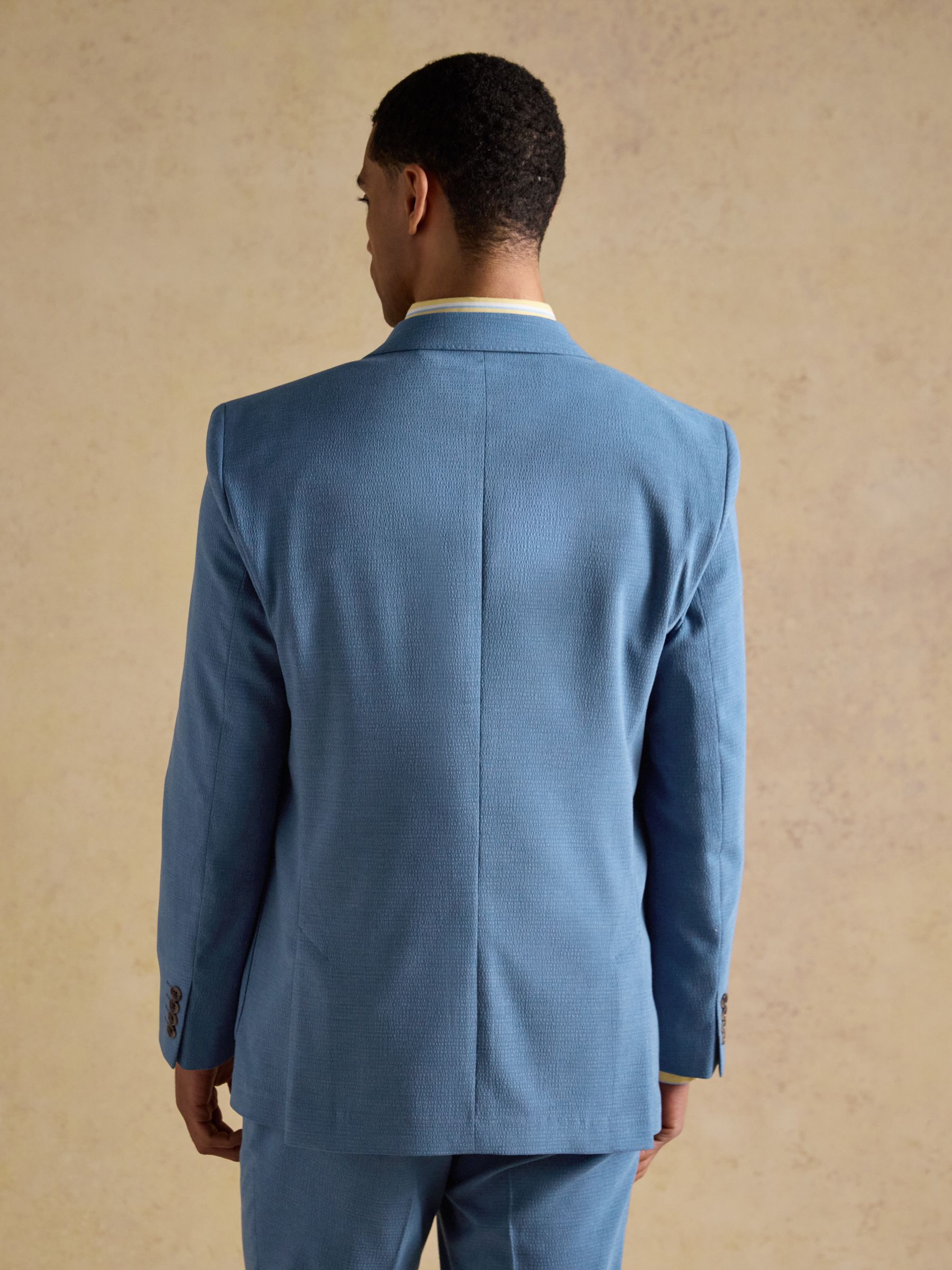 Blue Seersucker Suit Jacket - Image 2 of 18