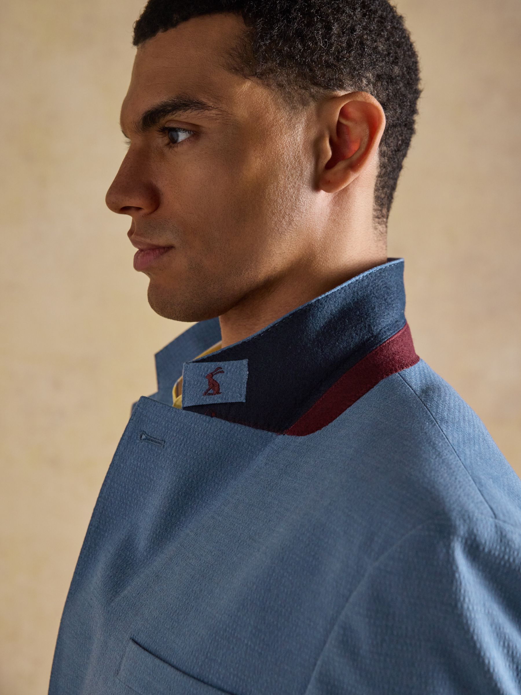 Blue Seersucker Suit Jacket - Image 4 of 18