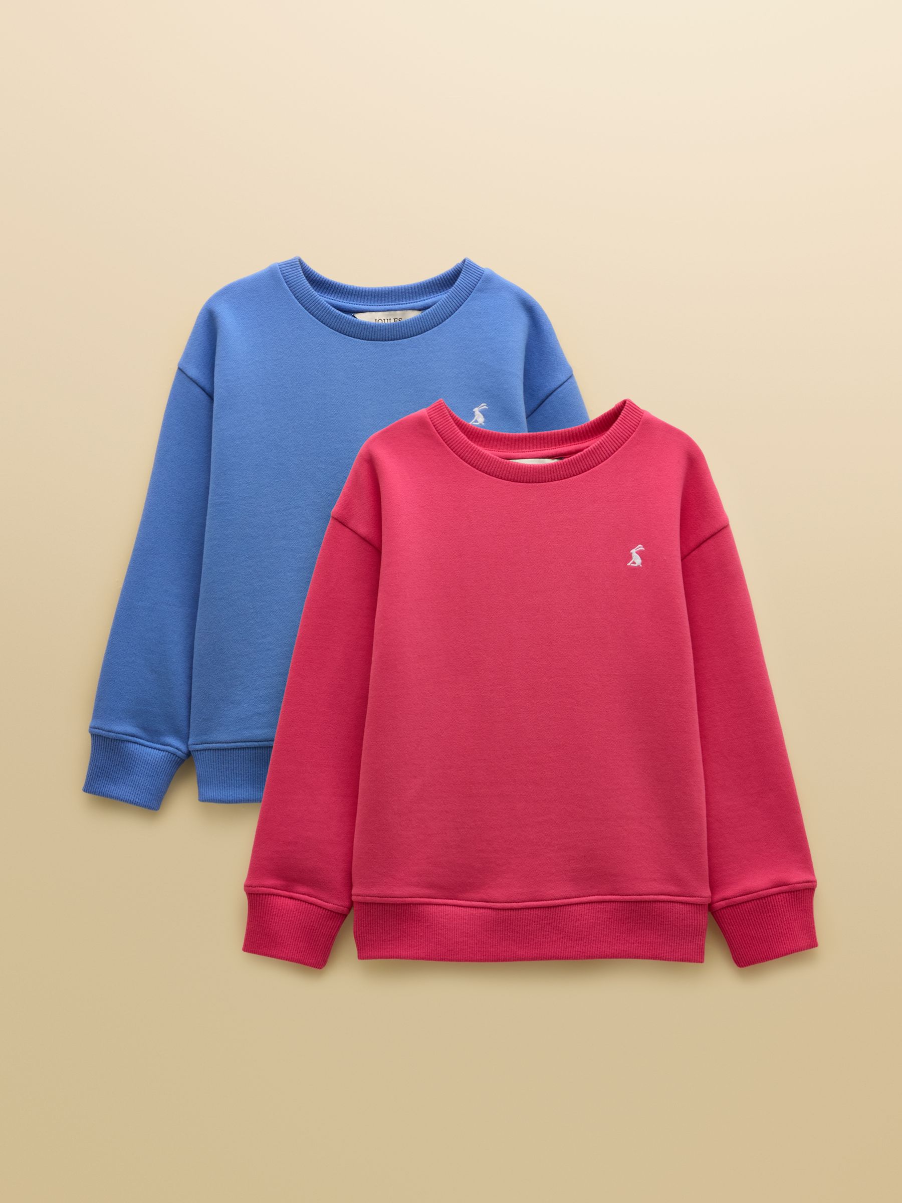 Girls' Blue & Pink Sweatshirts 2 Pack - Image 1 of 7 Girls' Blue & Pink Sweatshirts 2 Pack - Image 1 of 7
