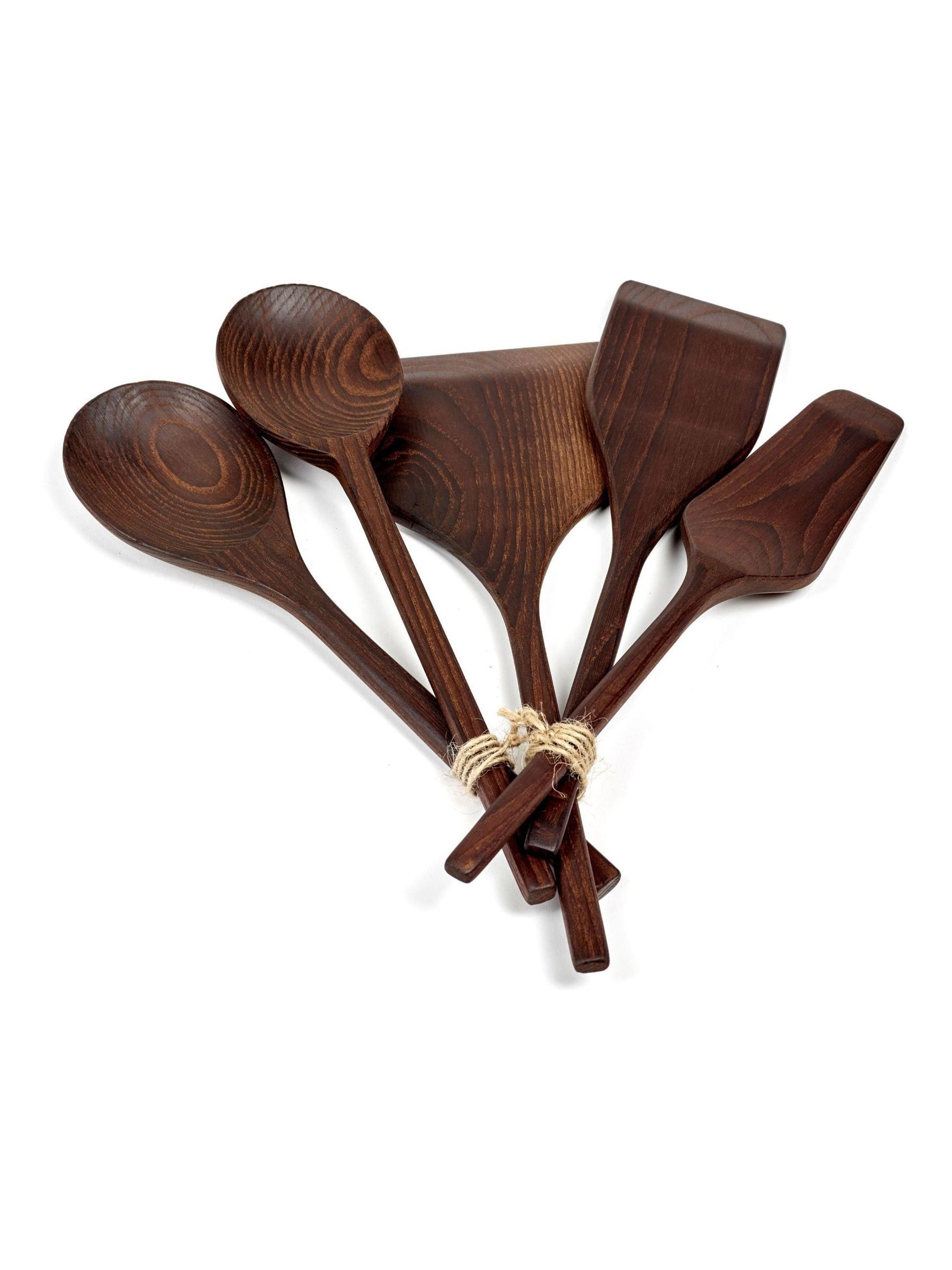 Serax Set of 5 Brown Pure Kitchen Utensils - Image 2 of 6