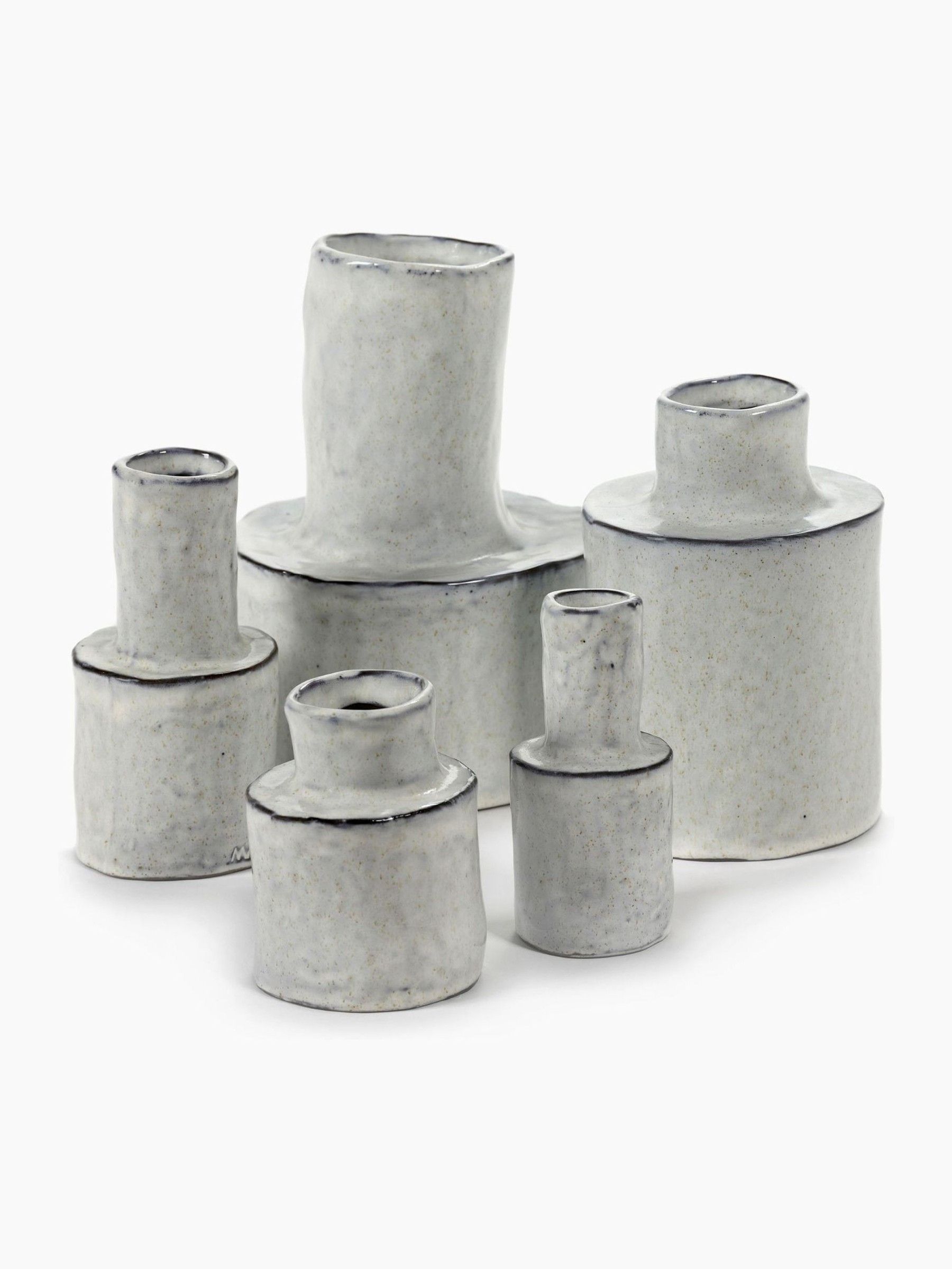 White Helena Marie 05 Vase - Image 3 of 3