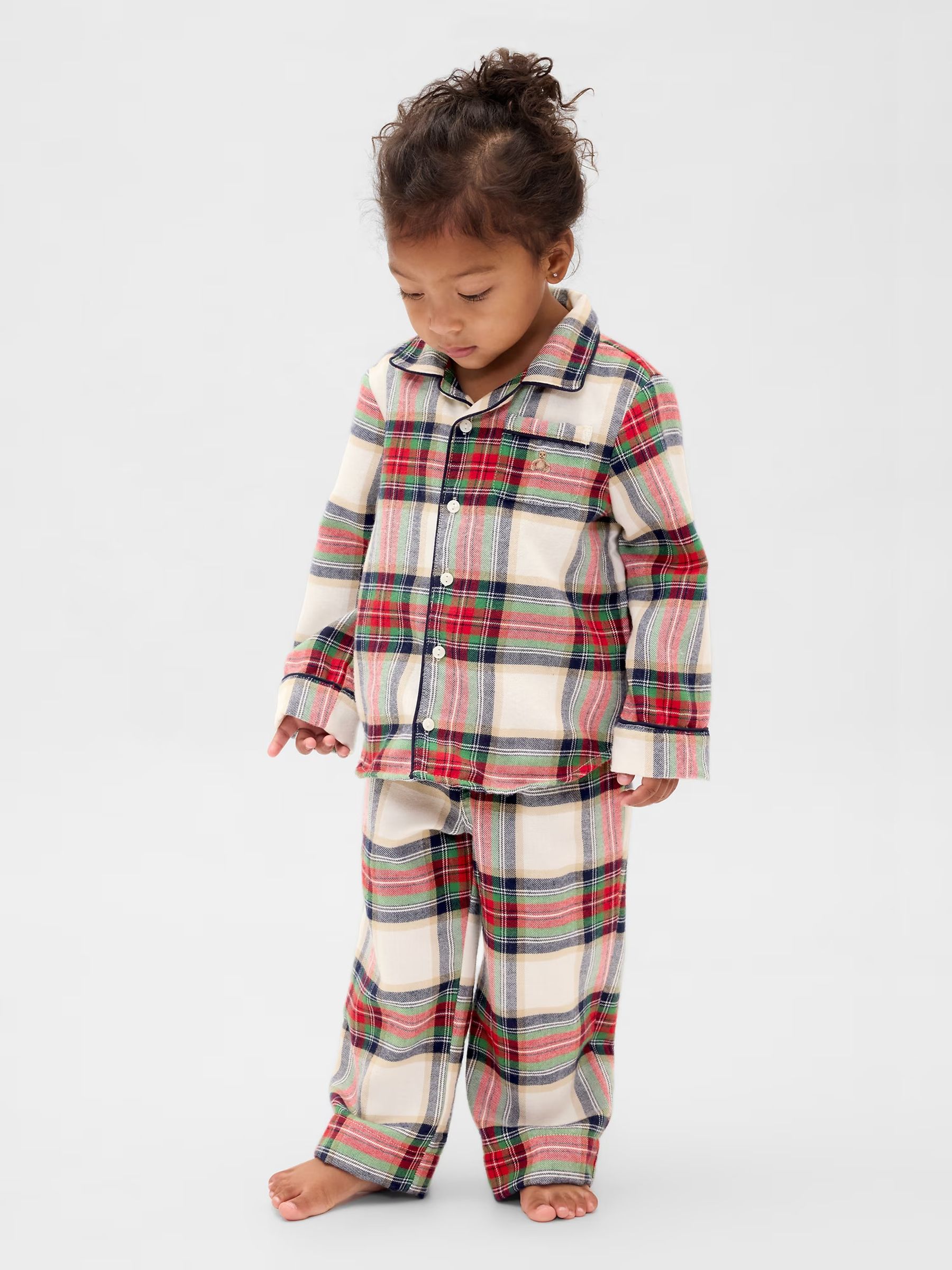 Red Check Matching Family Christmas Pyjamas - Image 3 of 5