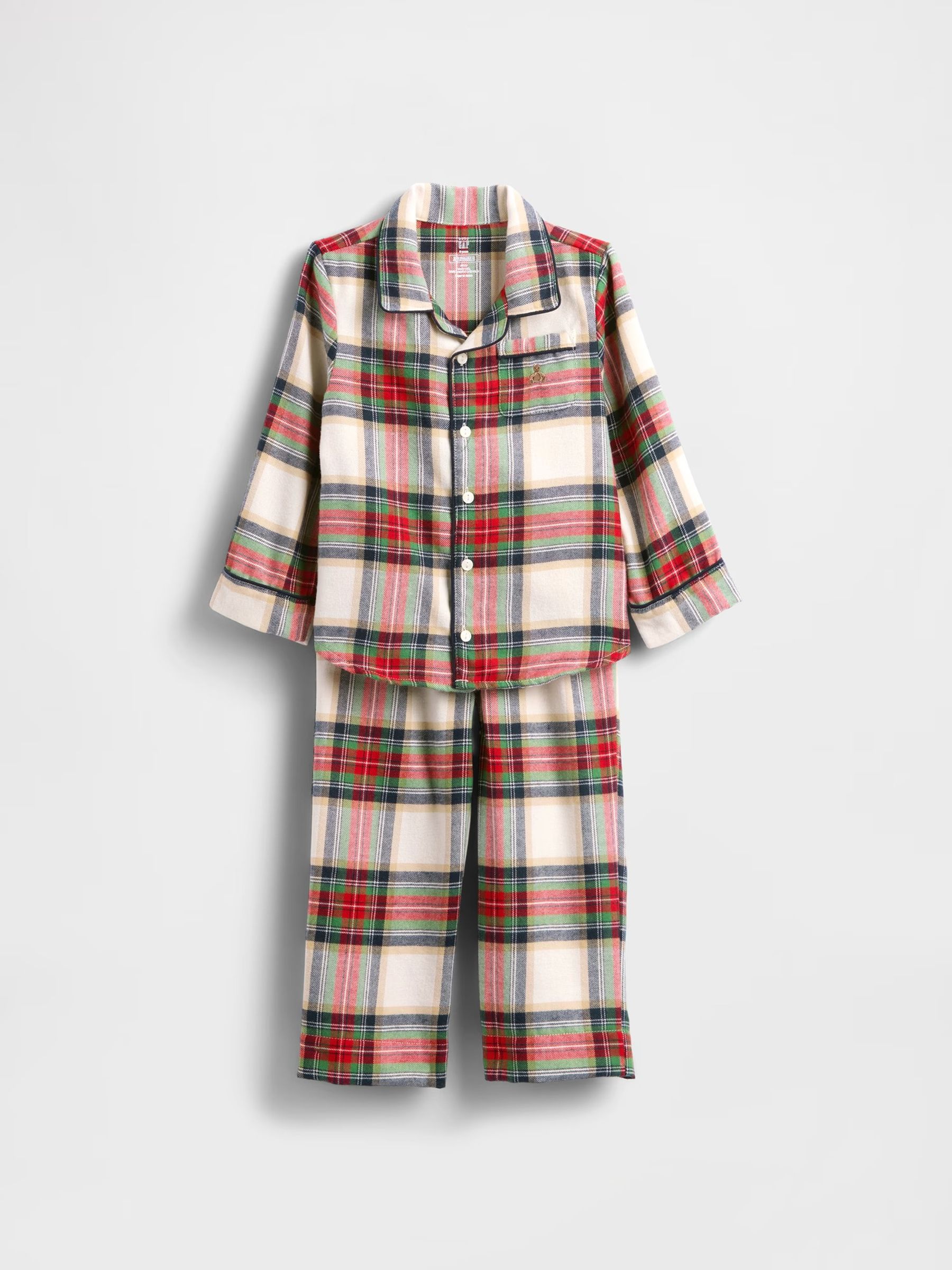 Red Check Matching Family Christmas Pyjamas - Image 4 of 5