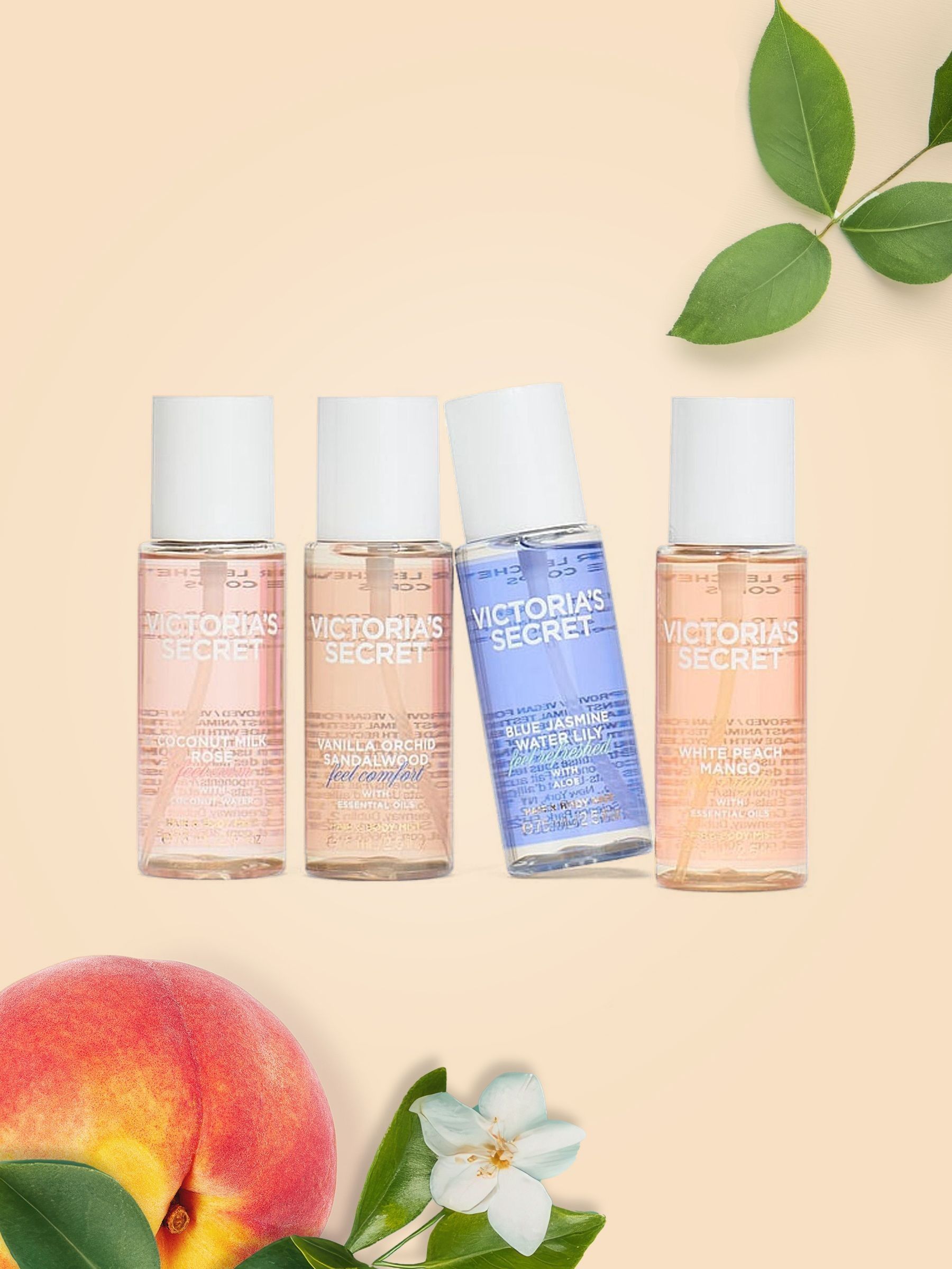 Assorted Hair & Body Mini Mist Gift Set 4 Piece - Image 3 of 3