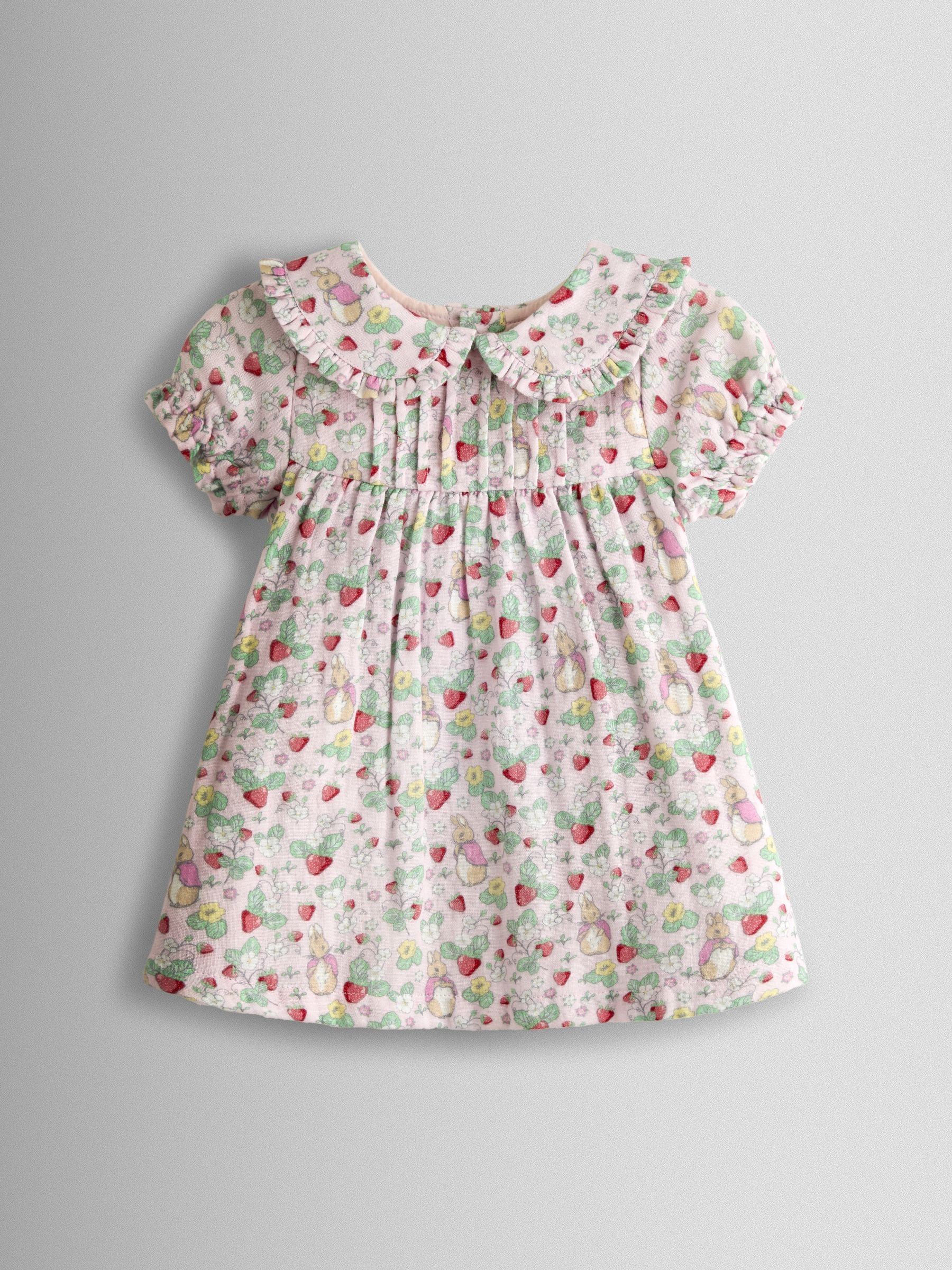 Pink Flopsy Bunny Dress, Knicker & Headband Set - Image 3 of 8