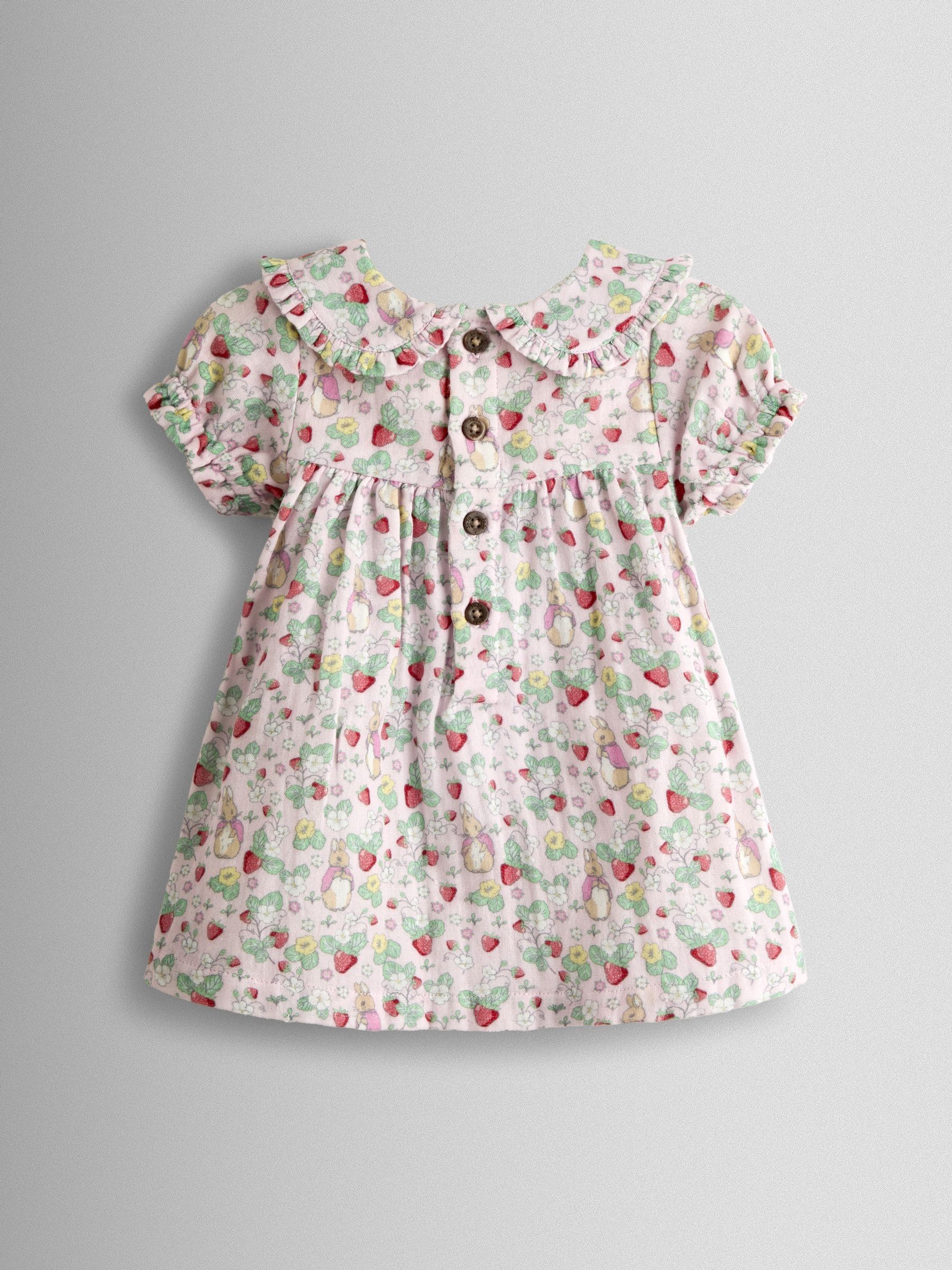 Pink Flopsy Bunny Dress, Knicker & Headband Set - Image 4 of 8