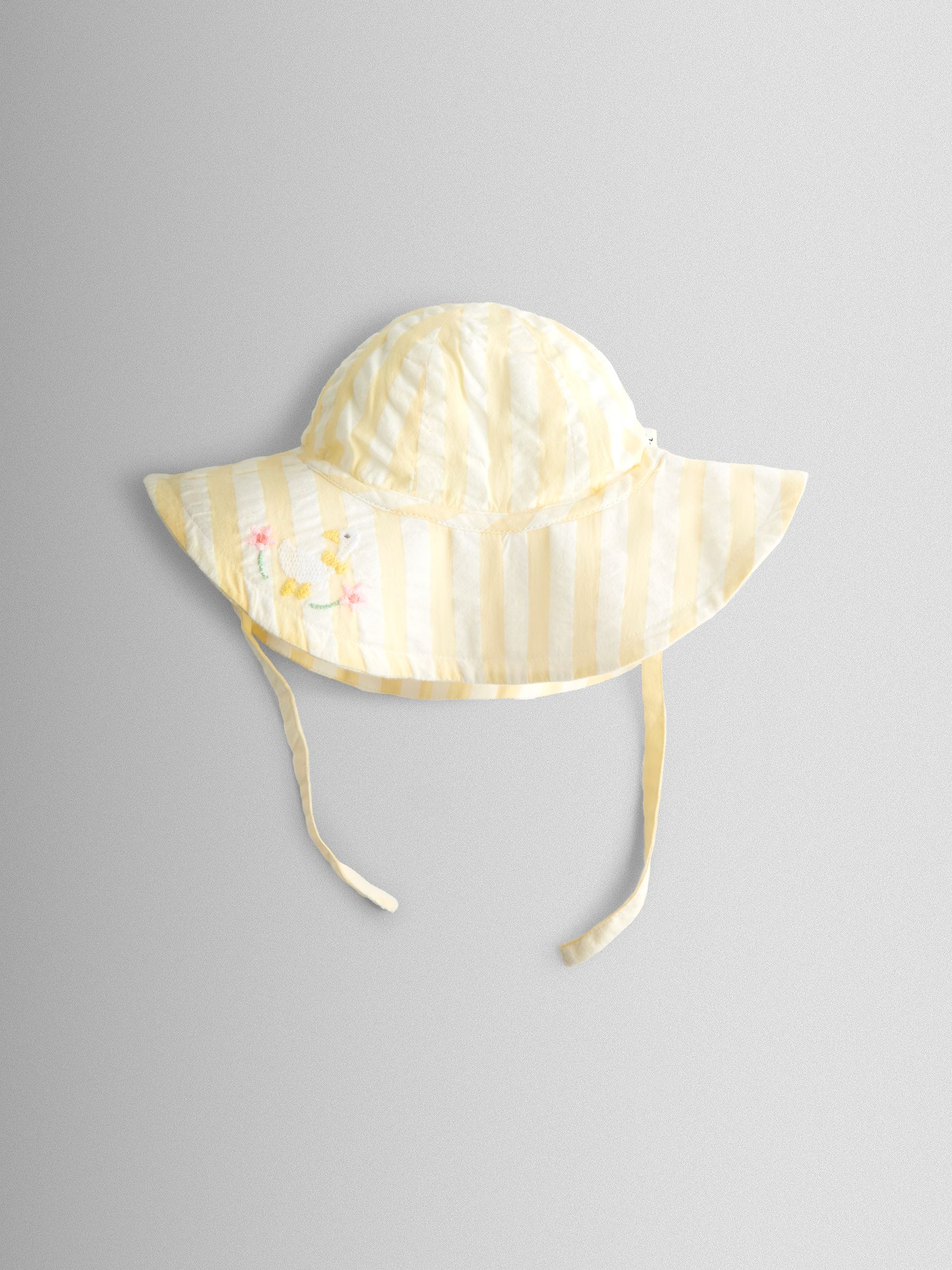 Yellow Bunny Embroidered Dress, Knicker and Hat Set - Image 8 of 12