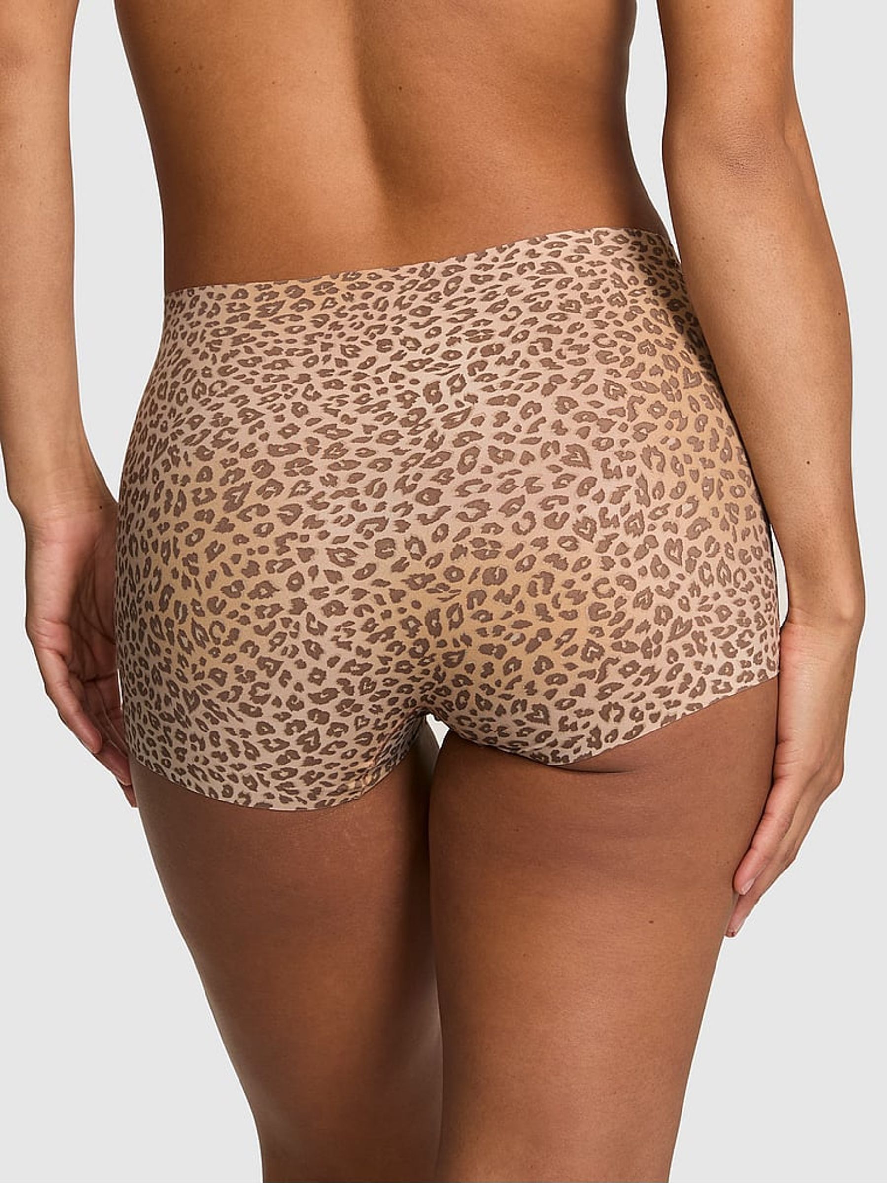 Leopard Brown Short No Show Knickers - Image 2 of 2