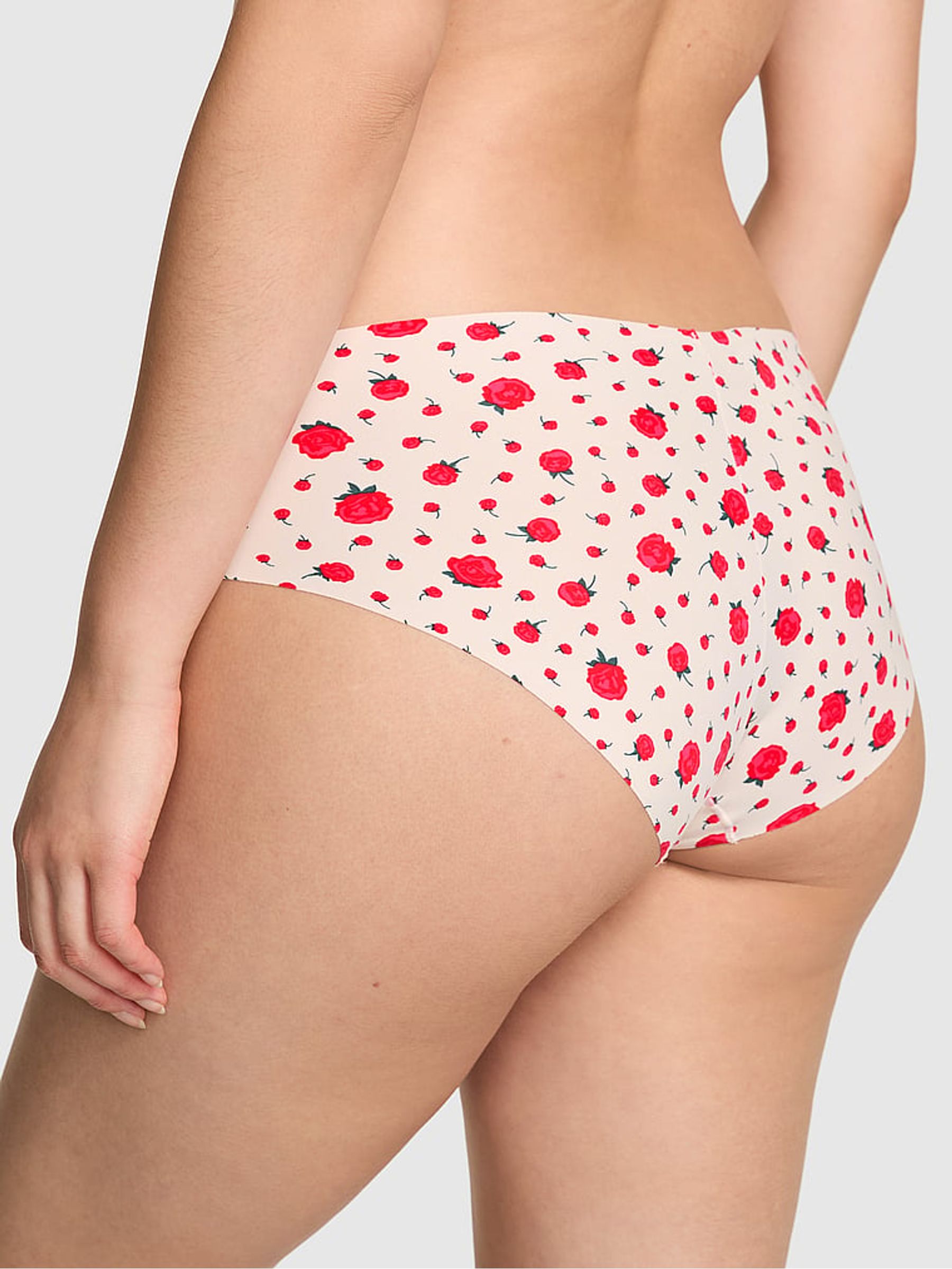 Winter White Roses Hipster No Show Knickers - Image 2 of 2