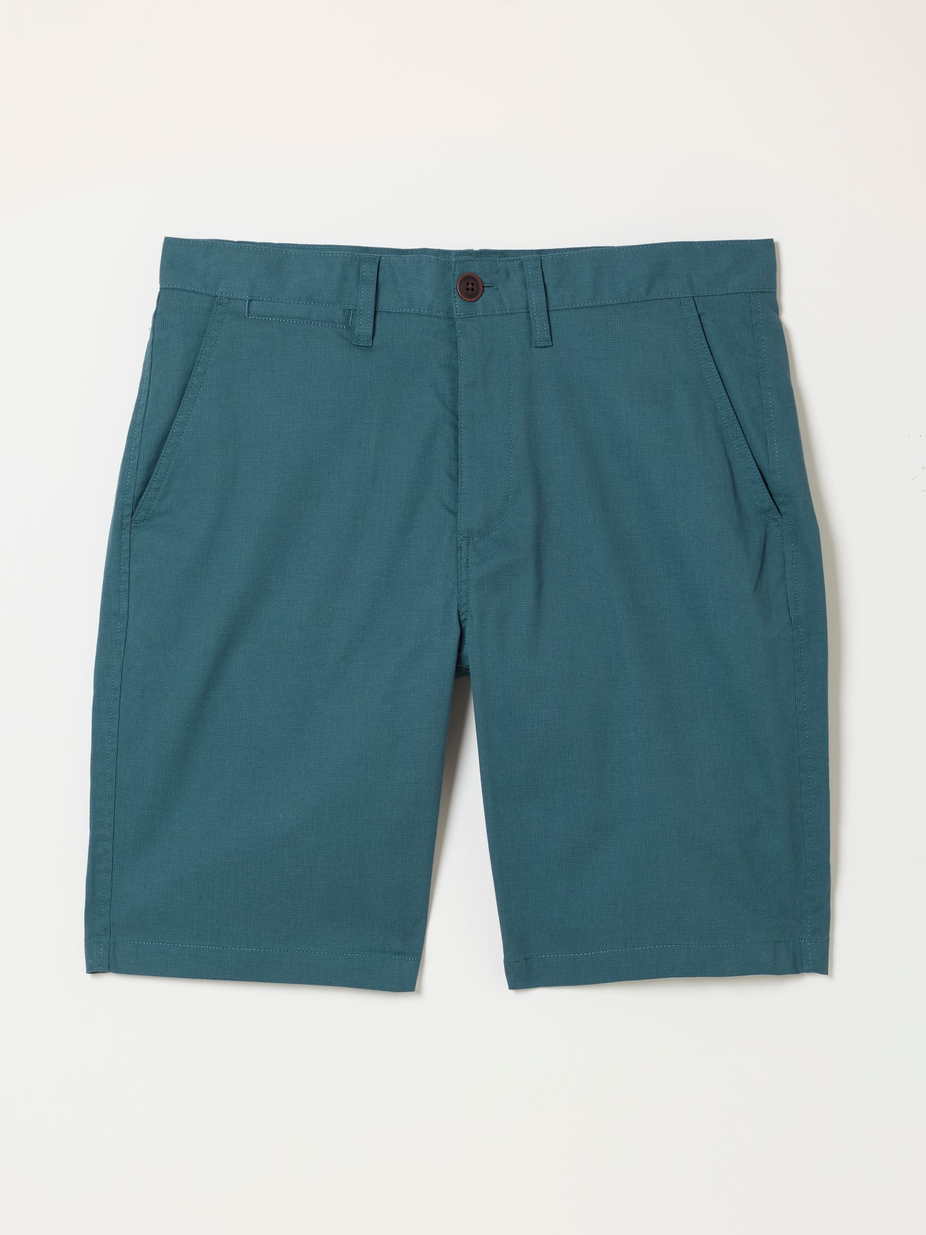 Mawes Dark Teal Blue Chino Shorts - Image 6 of 6