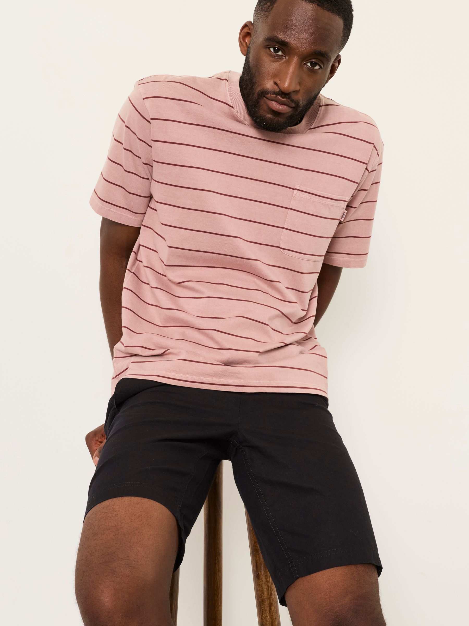 Salcombe Washed Black Linen Cotton Shorts - Image 6 of 7