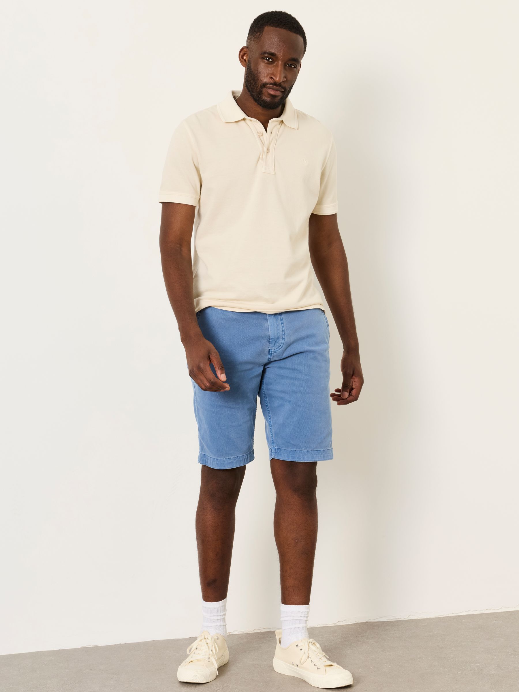 Stow French Navy Garment Dye Chino Shorts - Image 3 of 7
