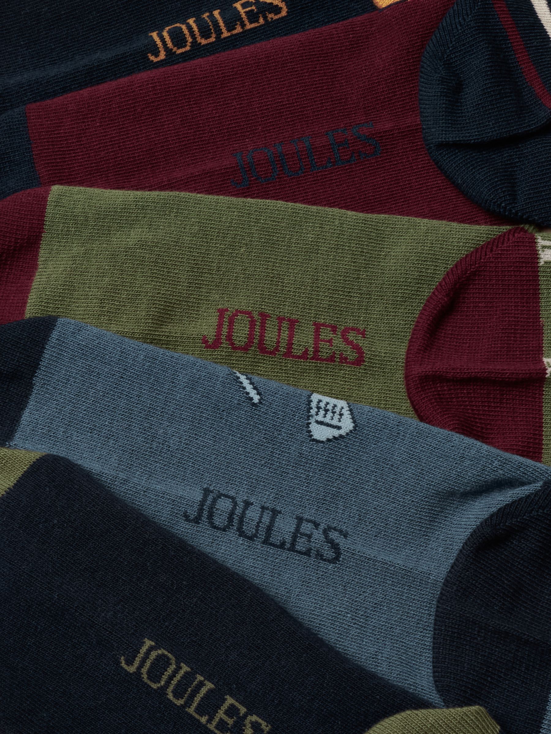 Kingsbury Multi Green Sports 5 Pack Socks - Image 3 of 3