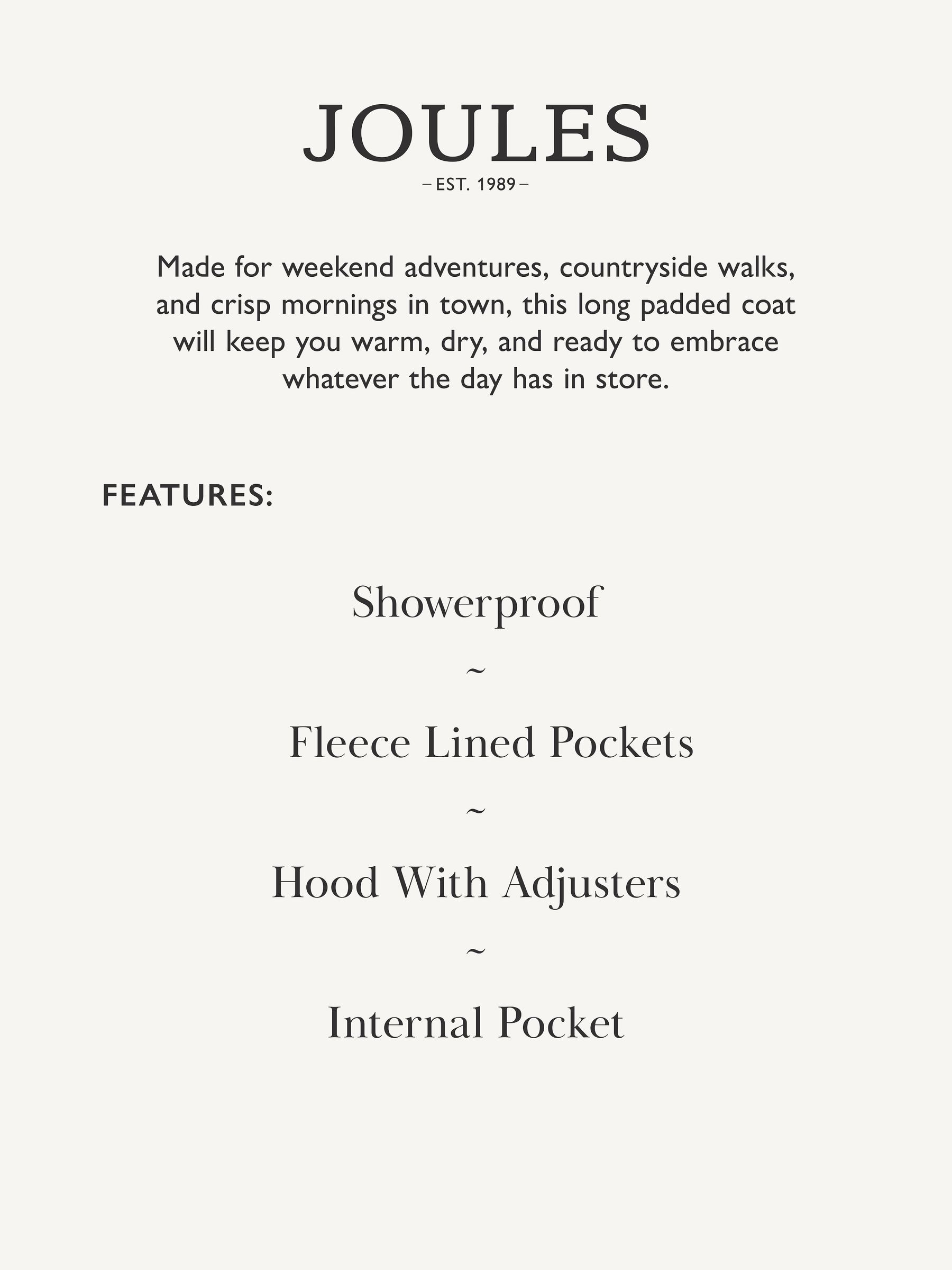 Moorsdale Black Mid Length Showerproof Padded Coat with Hood - Image 3 of 7