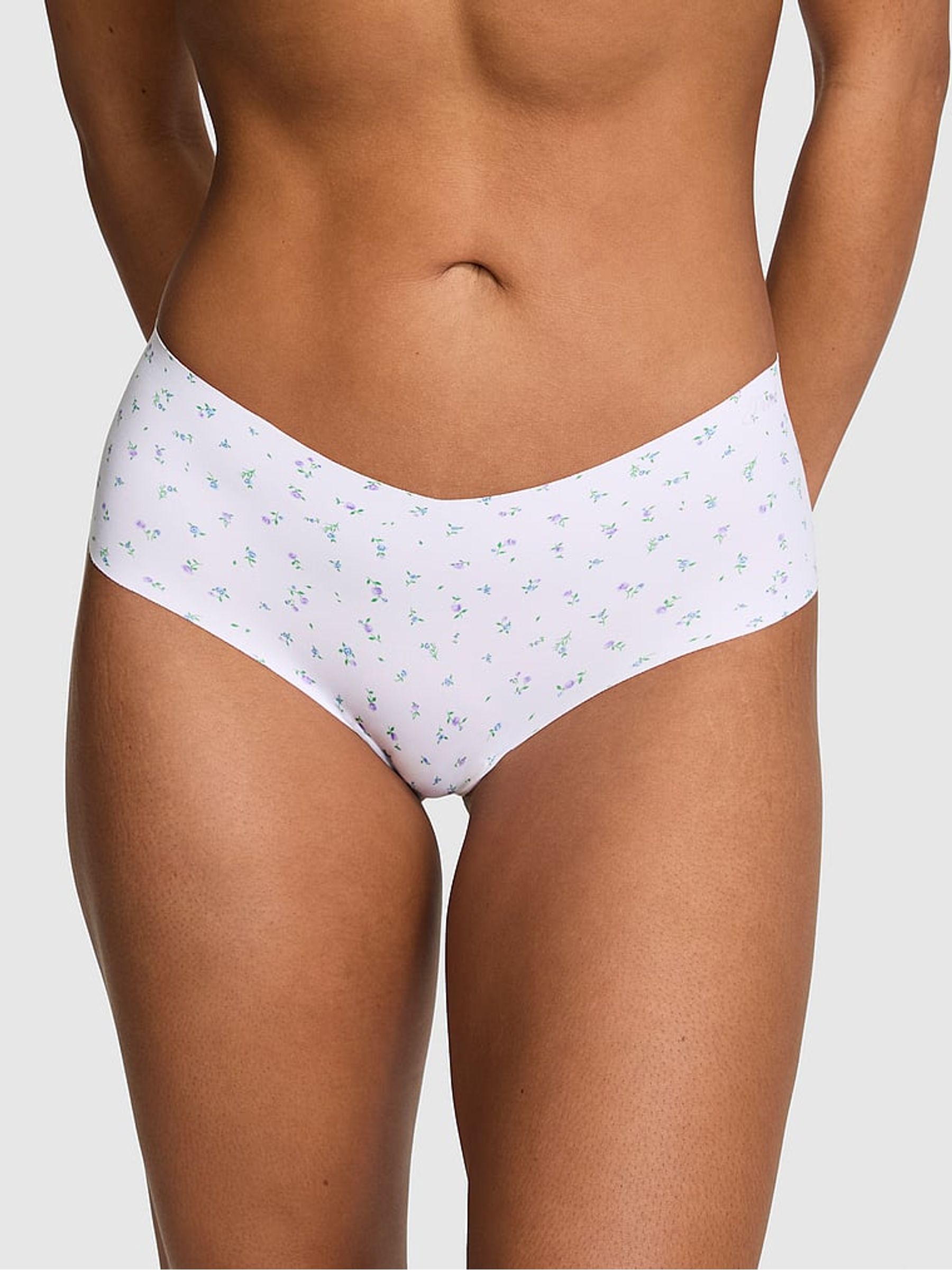 White Ditsy Floral Cheeky No Show Knickers - Image 1 of 3