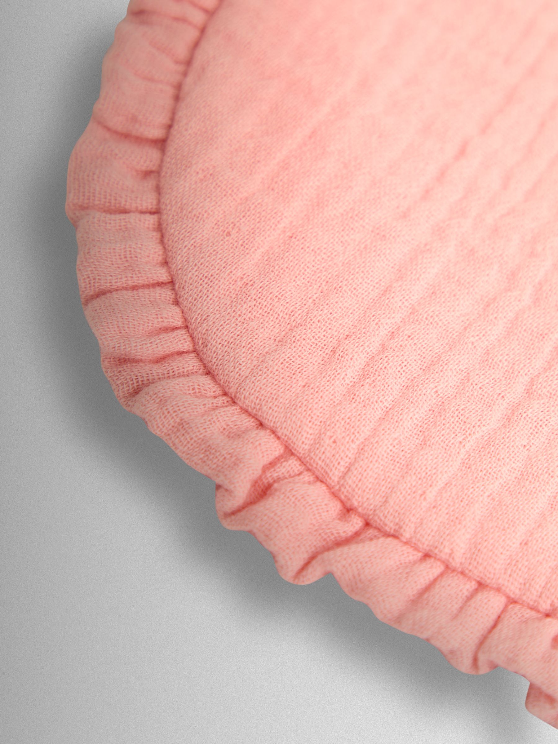 Peach 2-Pack Frill Bibs - Image 4 of 4 Peach 2-Pack Frill Bibs - Image 4 of 4