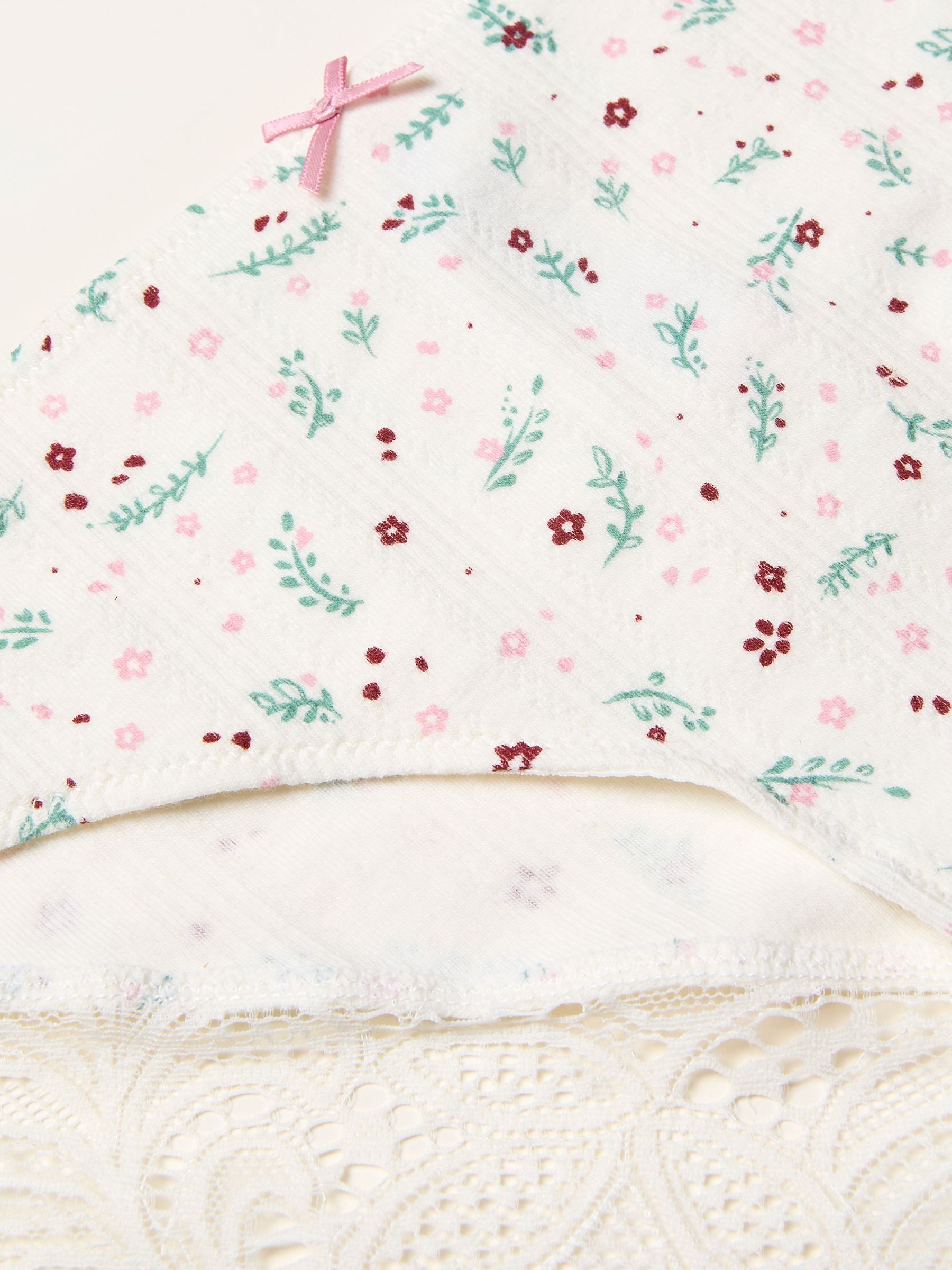 Ivory Pointelle Brazilian Knickers - Image 2 of 2