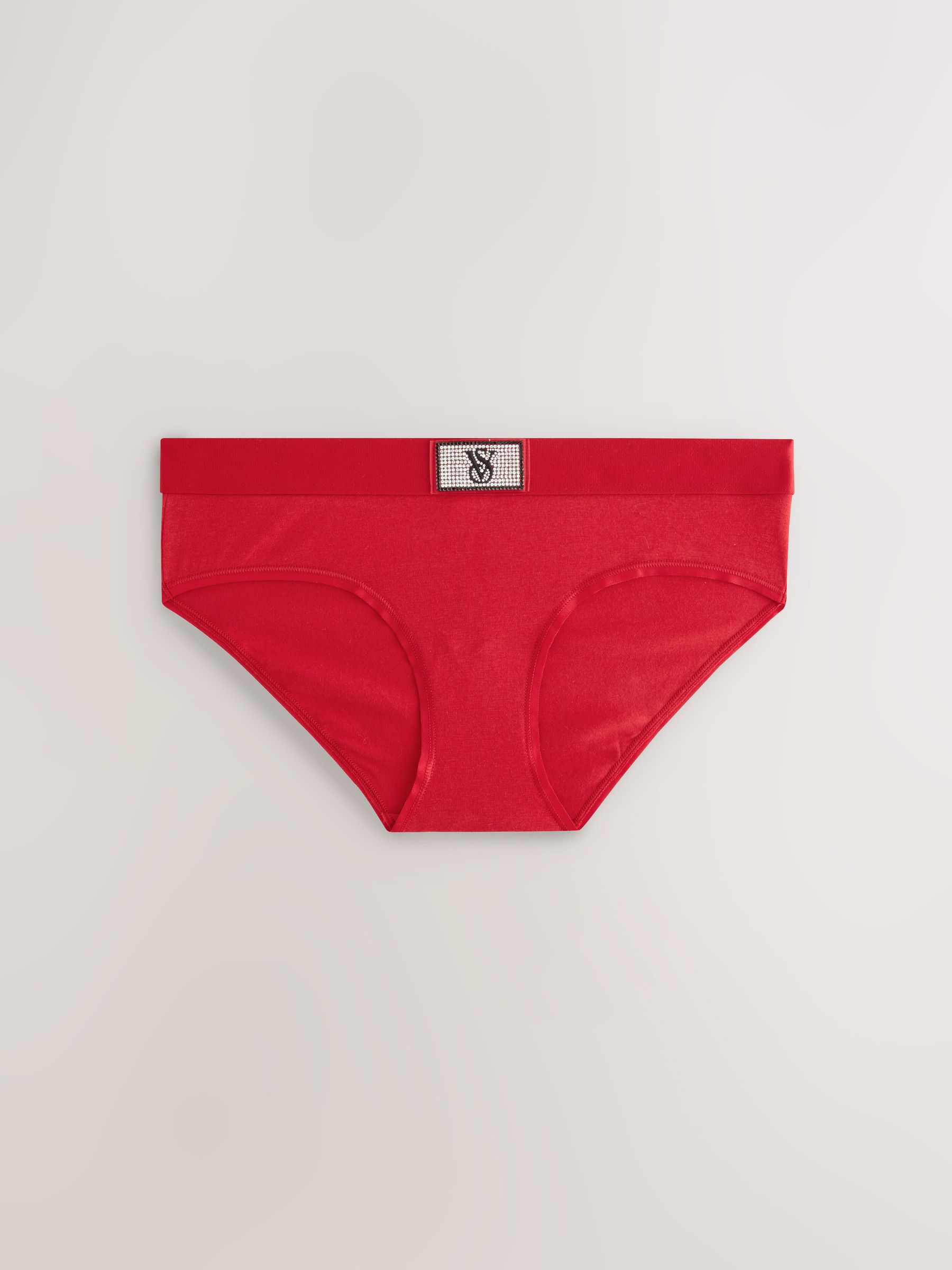 Black/Pink/Red/Shine Hipster Logo 4 Pack Knickers - Image 3 of 6