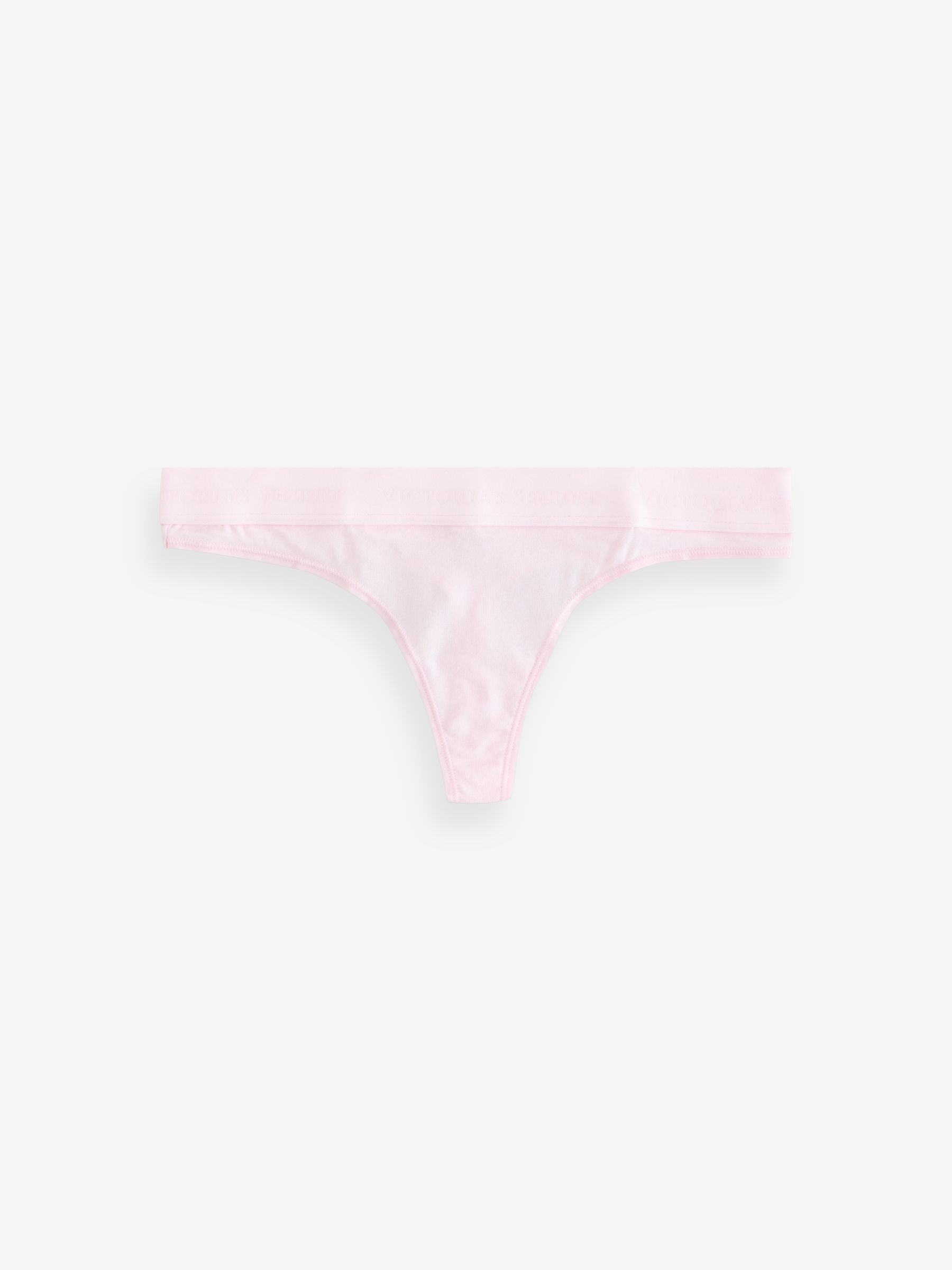 Black/Pink/Red/Shine Thong Logo 4 Pack Knickers - Image 7 of 8