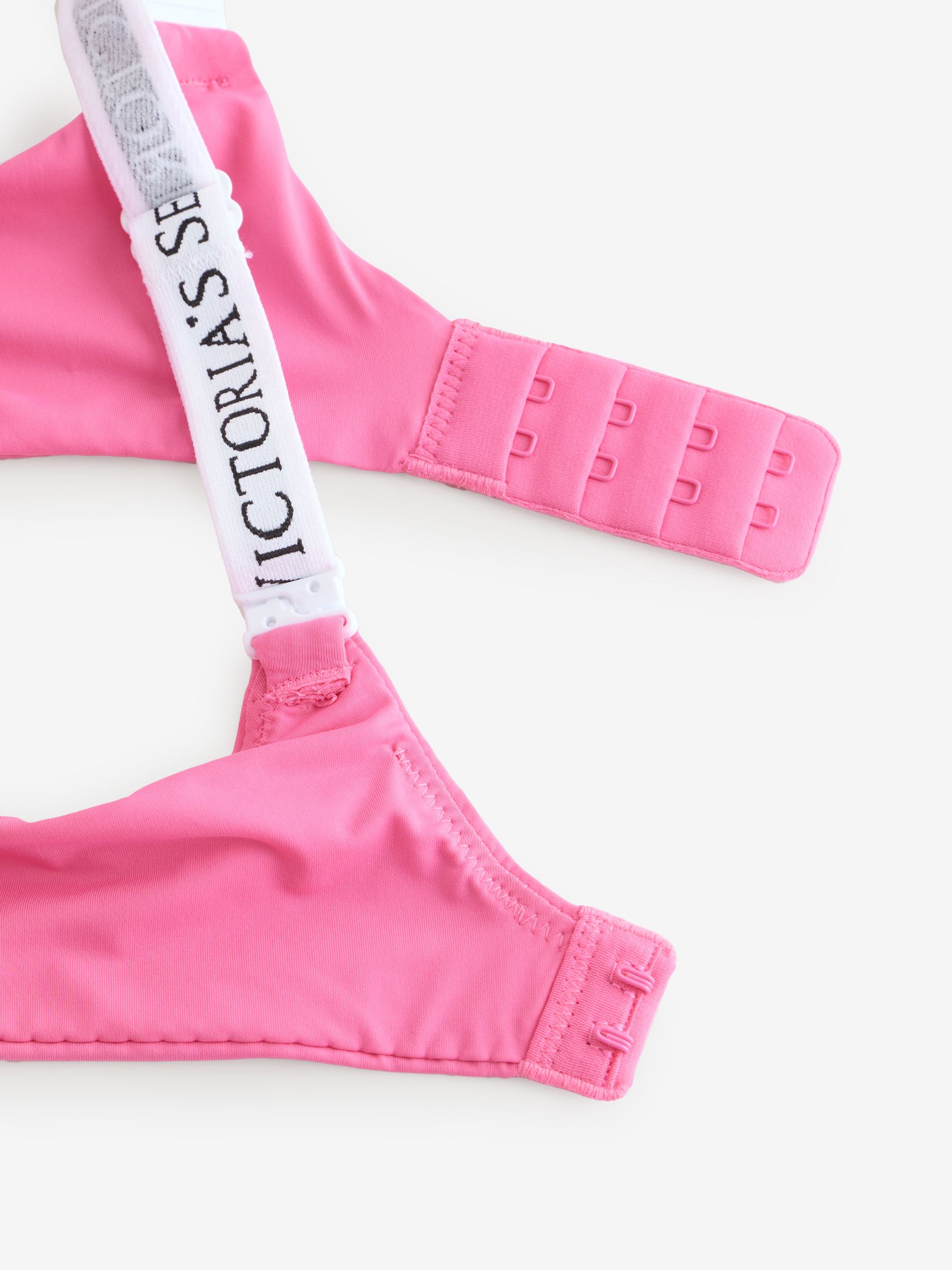 Rose Garden Pink Lightly Lined Demi Logo Bra - Image 3 of 3