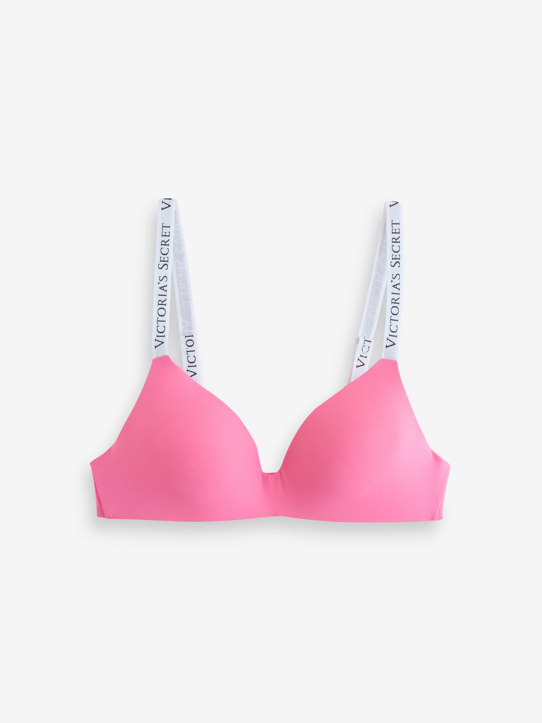 Rose Garden Pink Lightly Lined Non Wired Logo Bra - Image 1 of 3