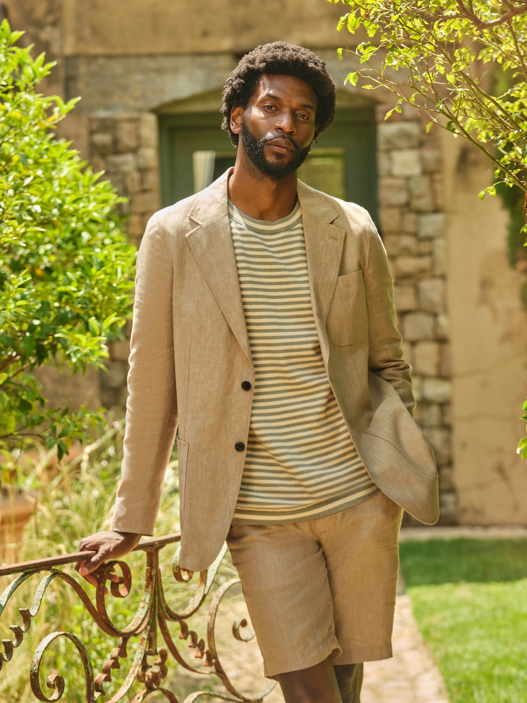 Bosbury Natural Linen Blazer - Image 1 of 7