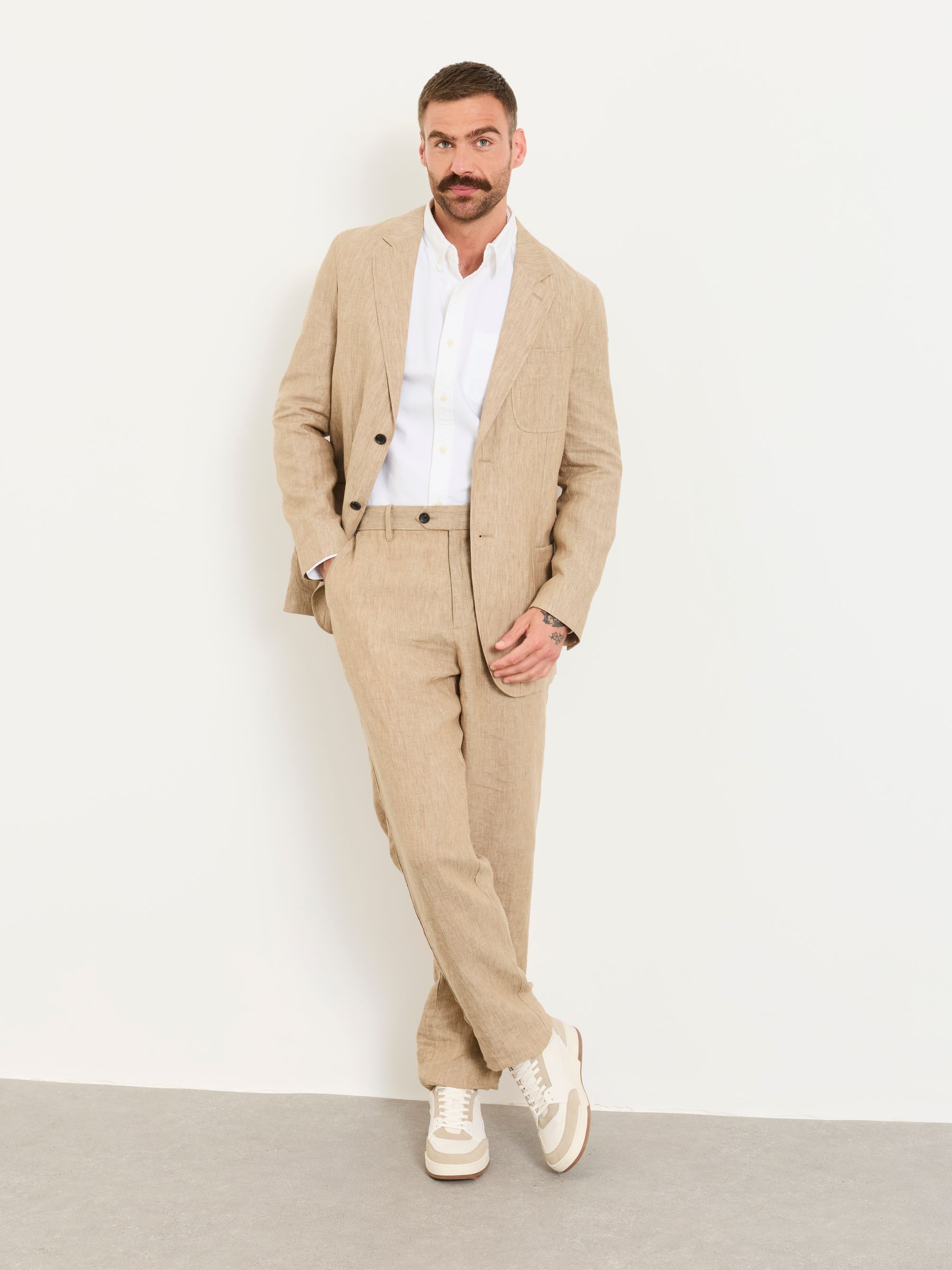 Bosbury Natural Linen Blazer - Image 2 of 7