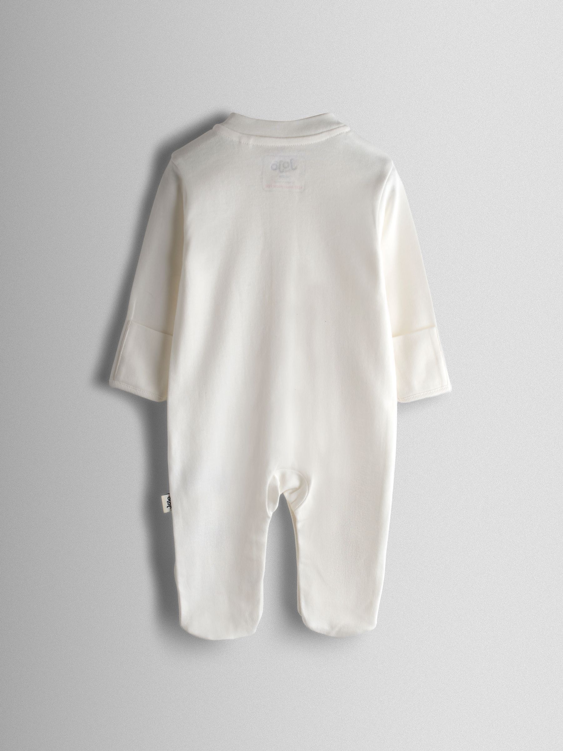 Pink Bunny Cotton Footed 3 Pack Sleepsuit - Image 5 of 10