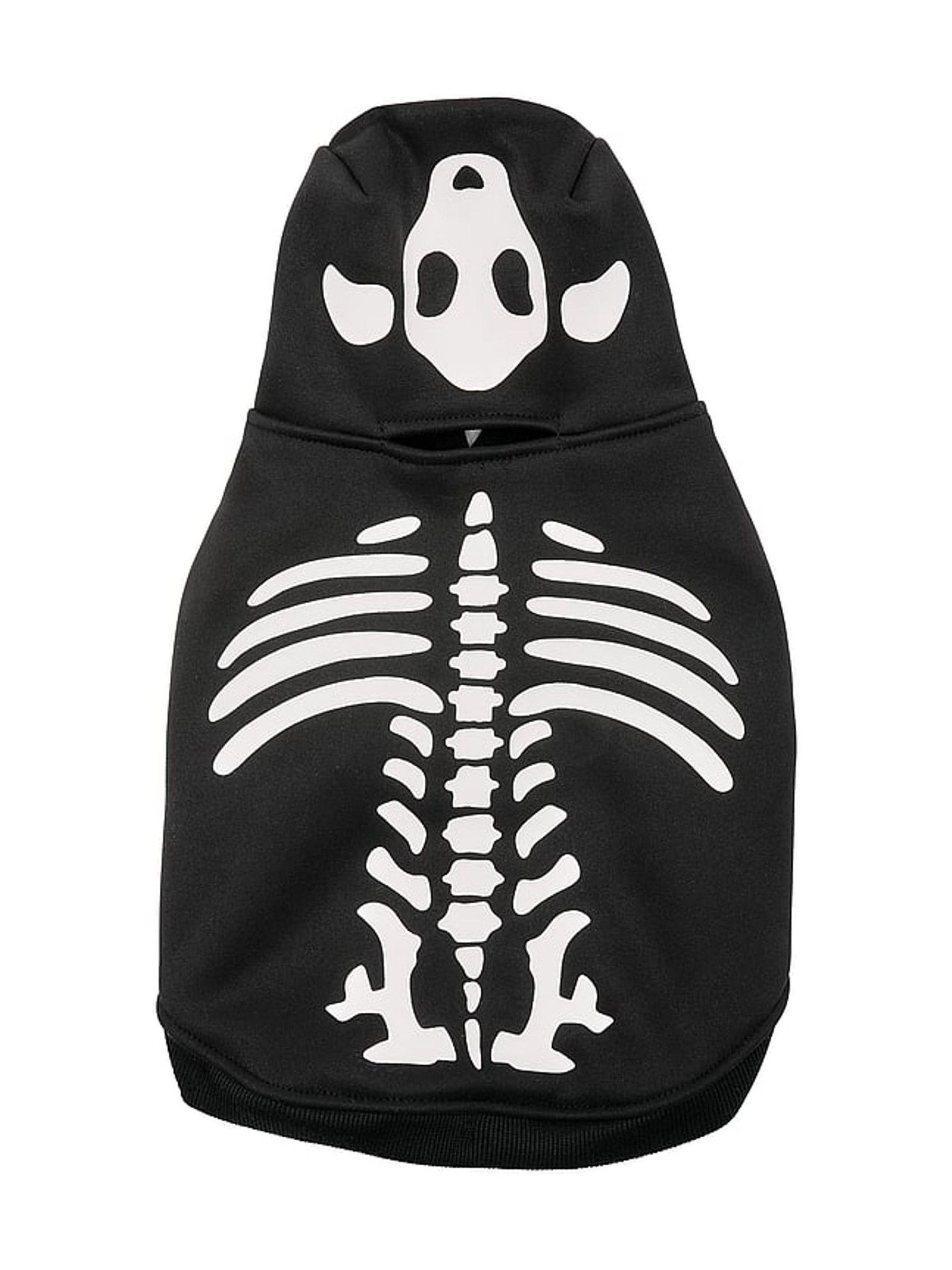 Black Skeleton Pet Costume - Image 1 of 3