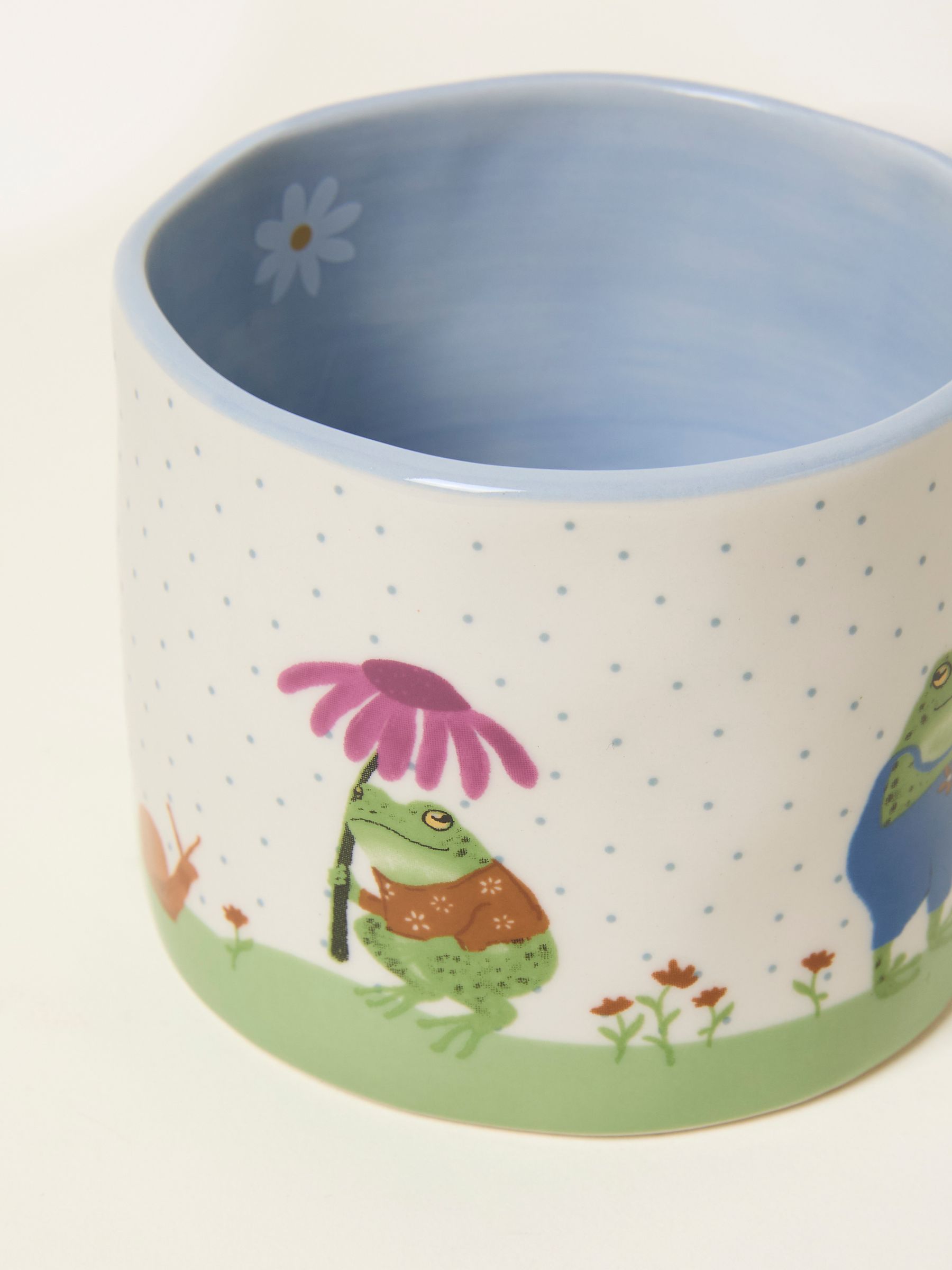 Multi Frog Print Mug - Image 2 of 2