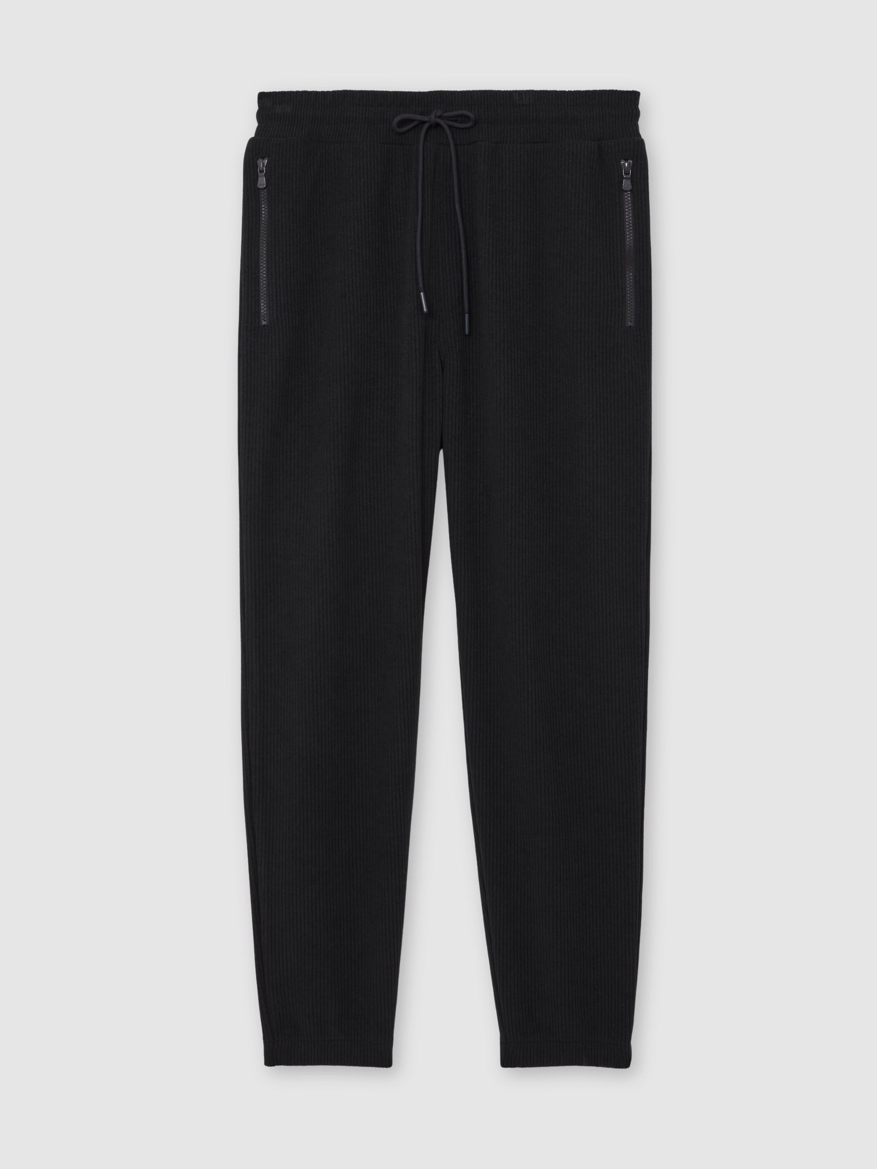 Corduroy Drawstring Joggers in Navy - image 1