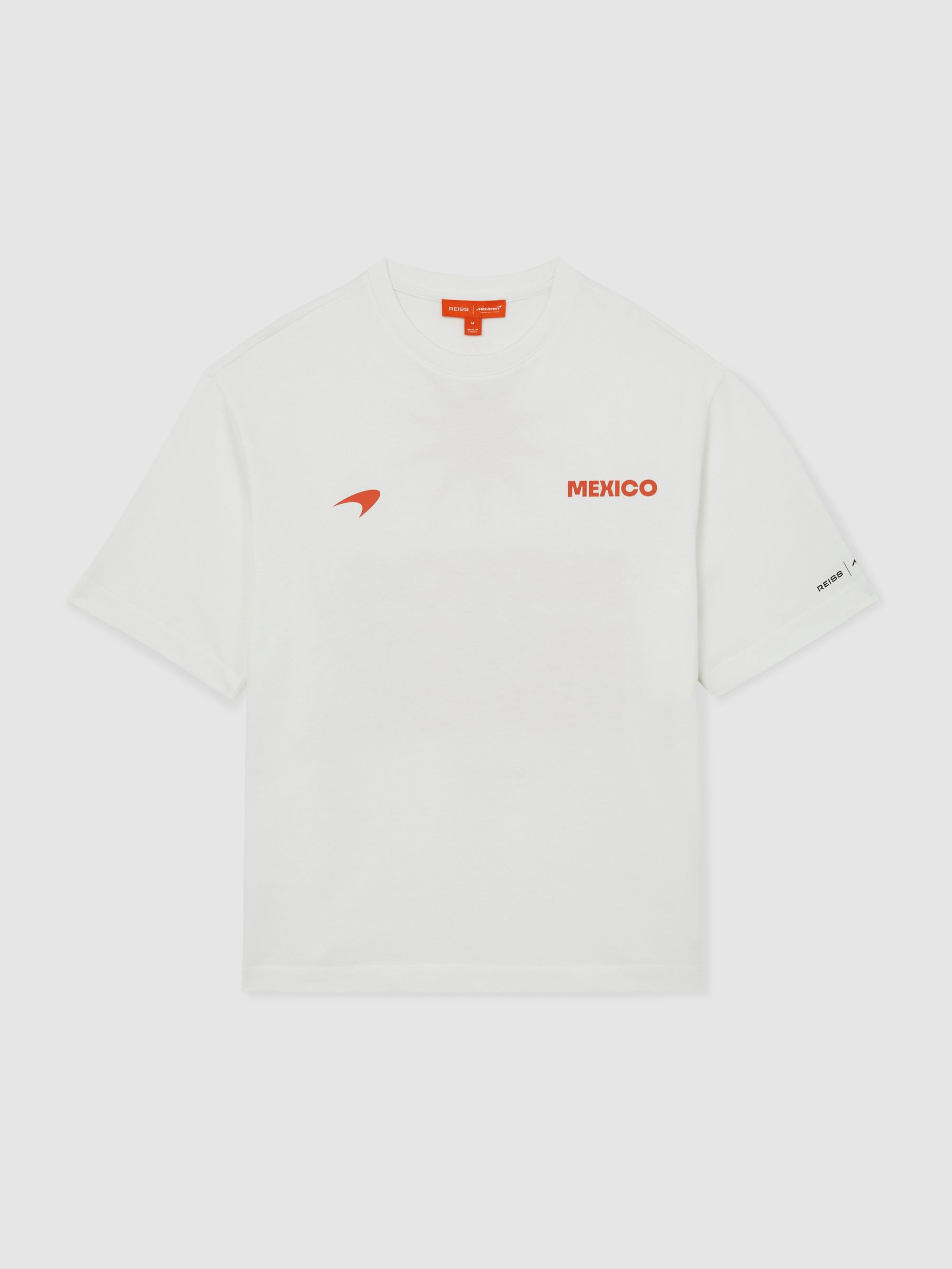 McLaren F1 Team Mexico City T-Shirt Unisex Fit in White - Image 2 of 9