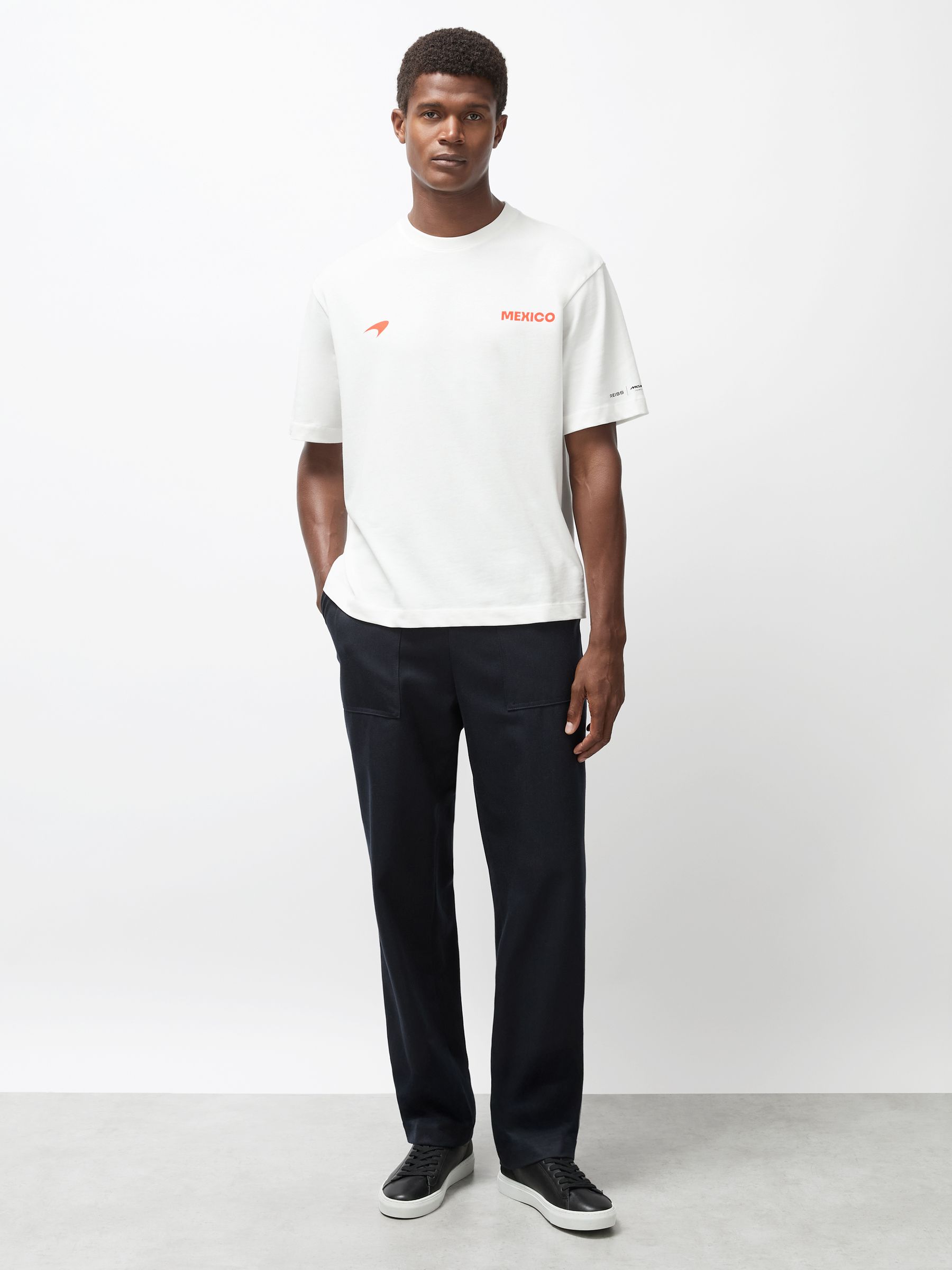 McLaren F1 Team Mexico City T-Shirt Unisex Fit in White - Image 4 of 9