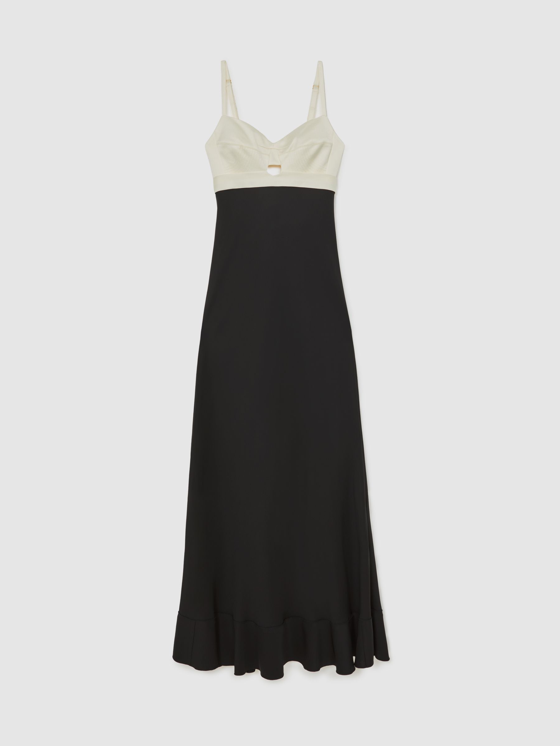Atelier Colour-Block Maxi Dress in Black - image 1