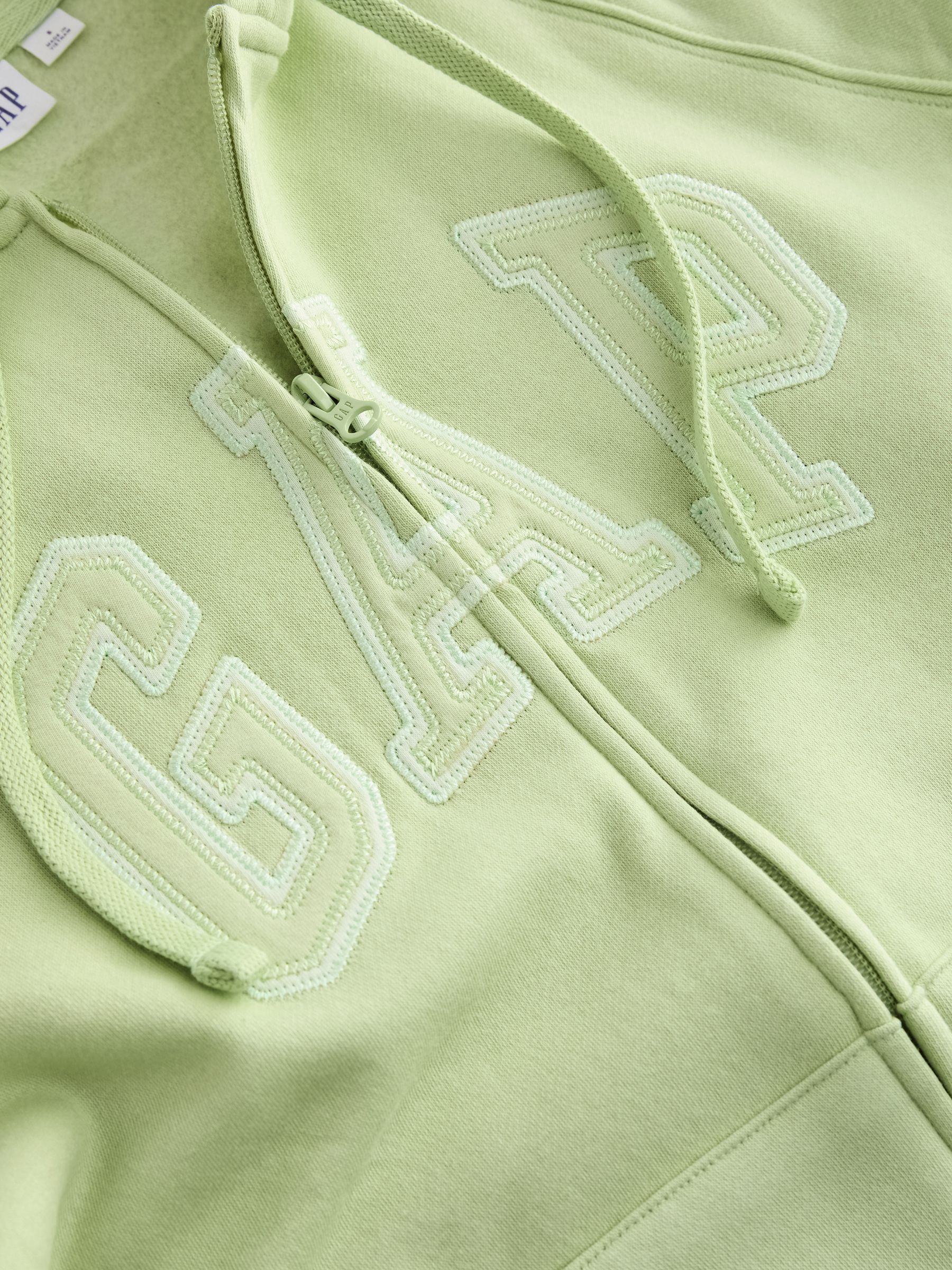 Green Logo Zip Hoodie - Image 7 of 7