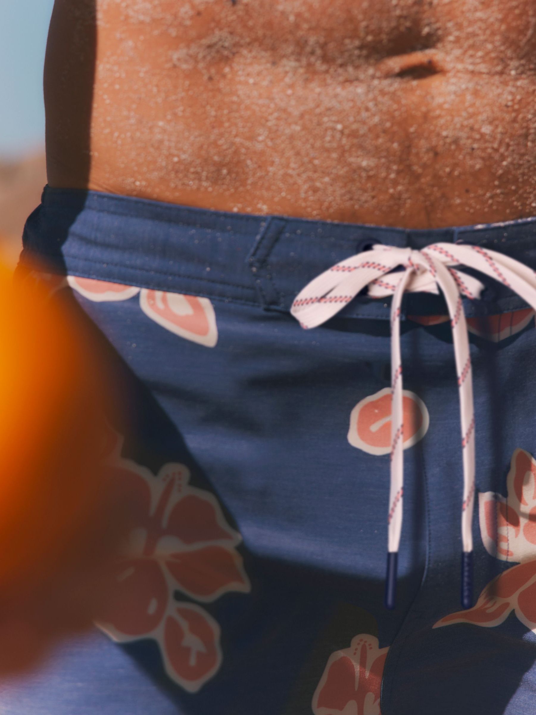 Navy Floral Board Short - Image 3 of 6