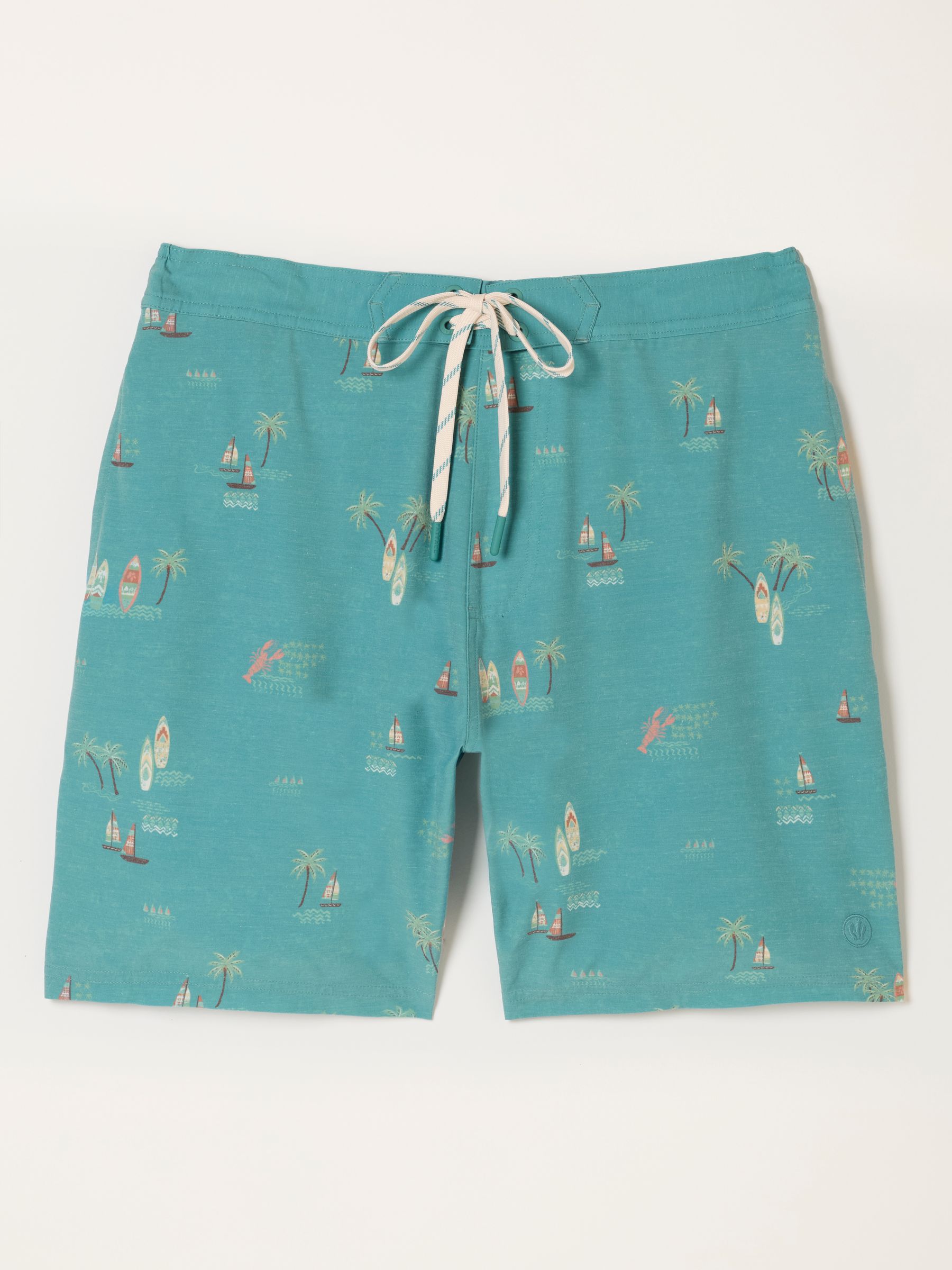 Teal Blue Lobster Board Short - Image 6 of 6