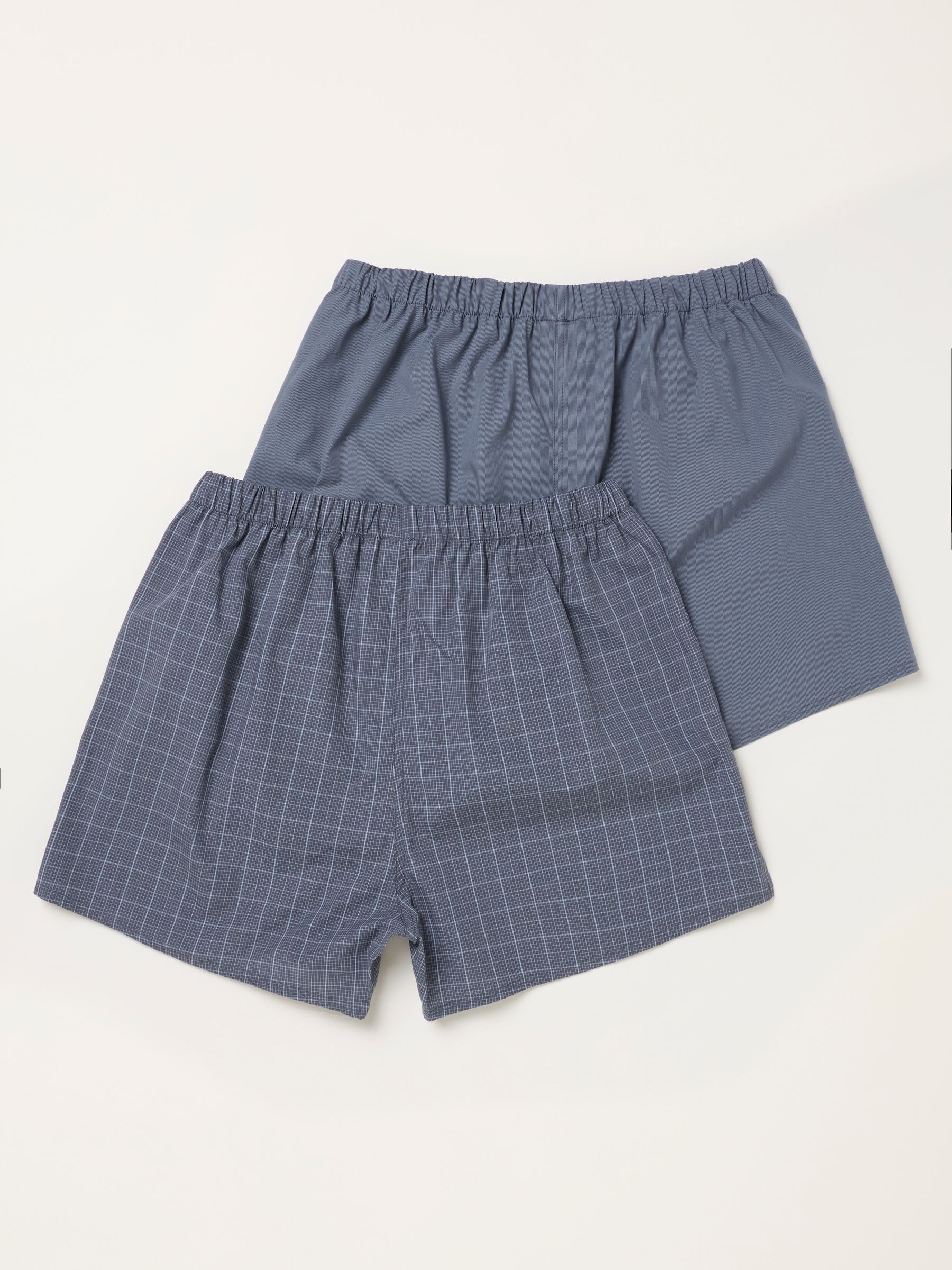 Grey 2 Pack Woven Boxers - Image 2 of 3