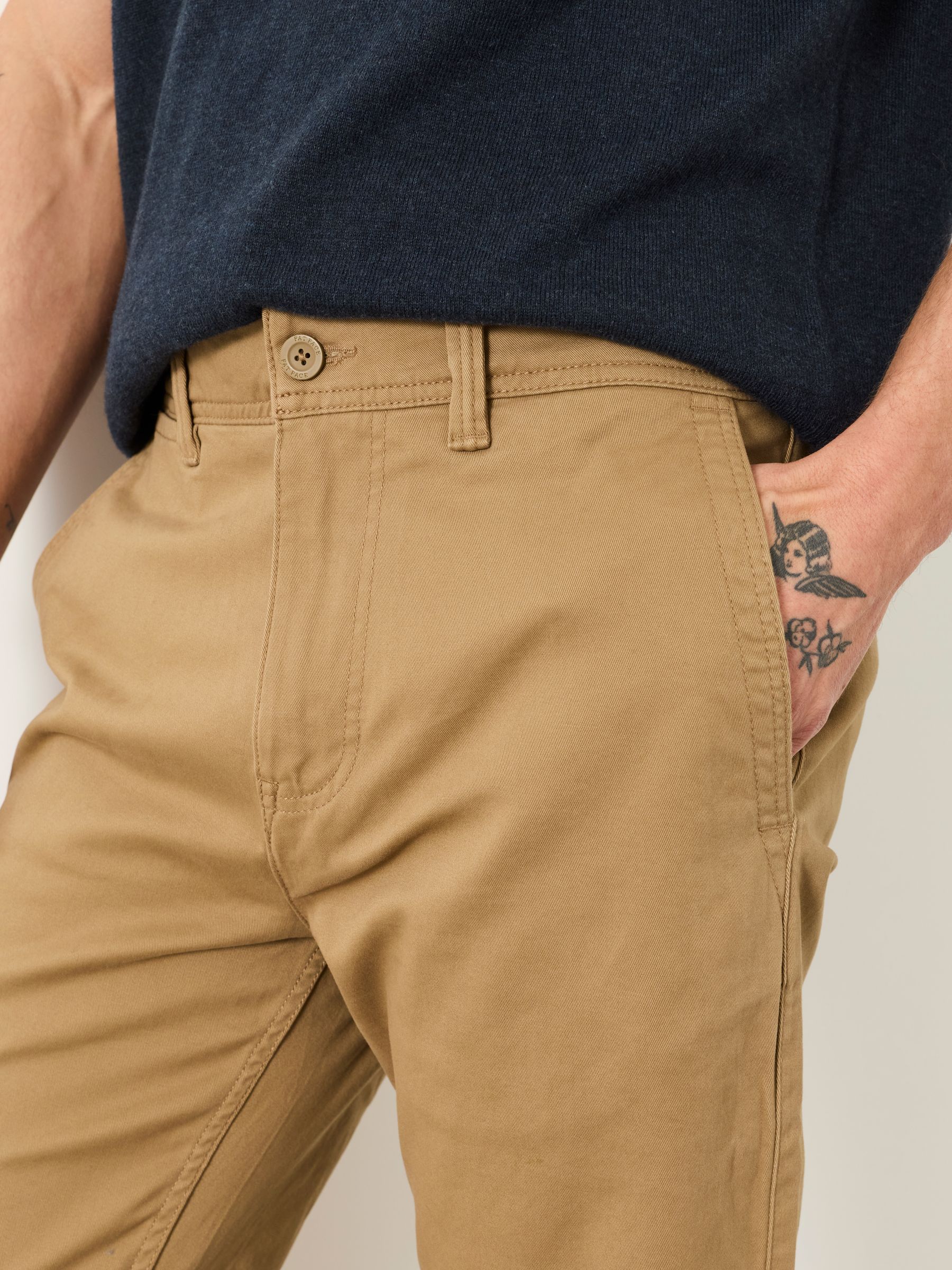 Carbis Natural Straight Fit Chinos - Image 3 of 7