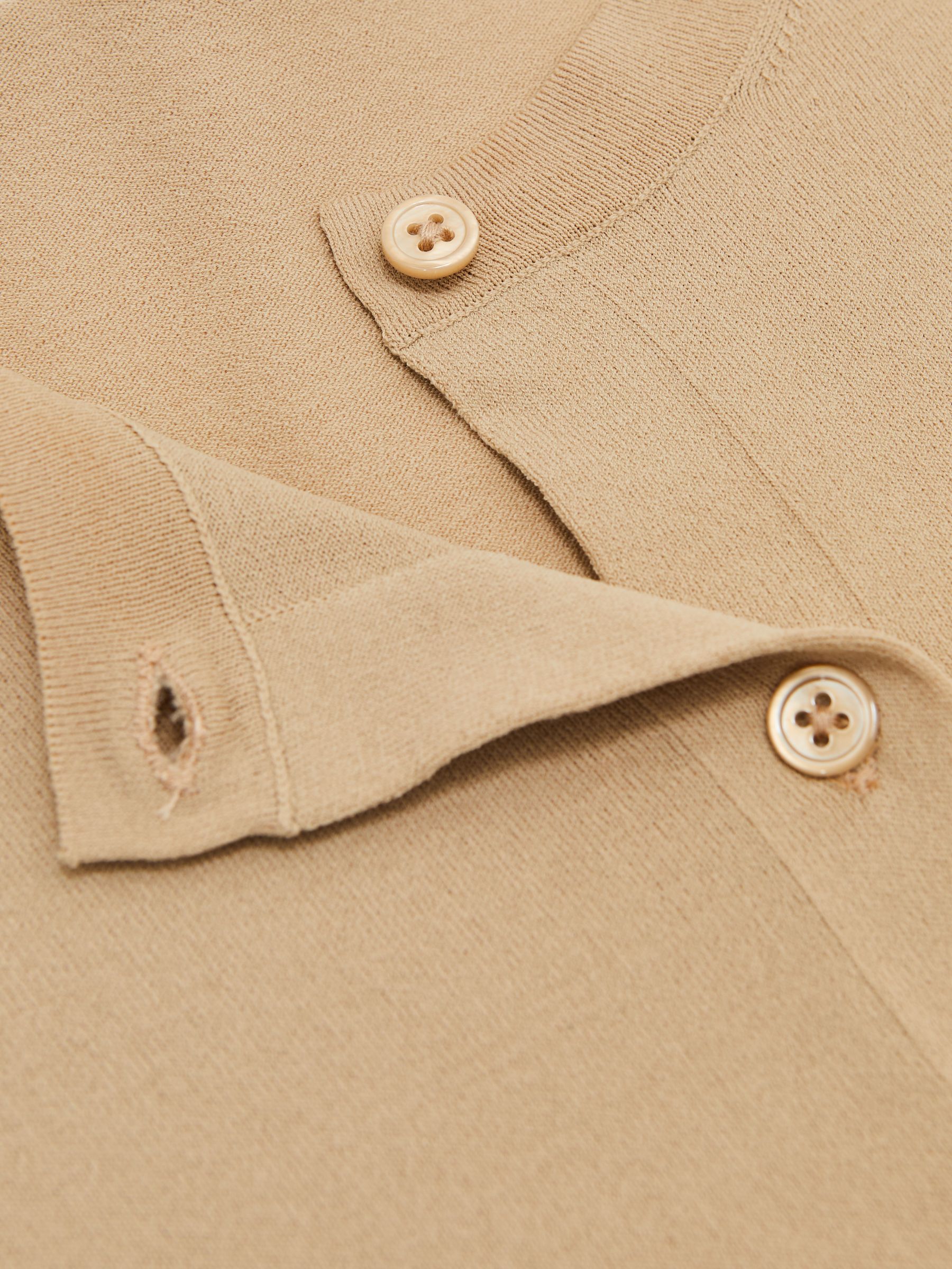 Lightweight Cropped Cardigan in Neutral - image 5