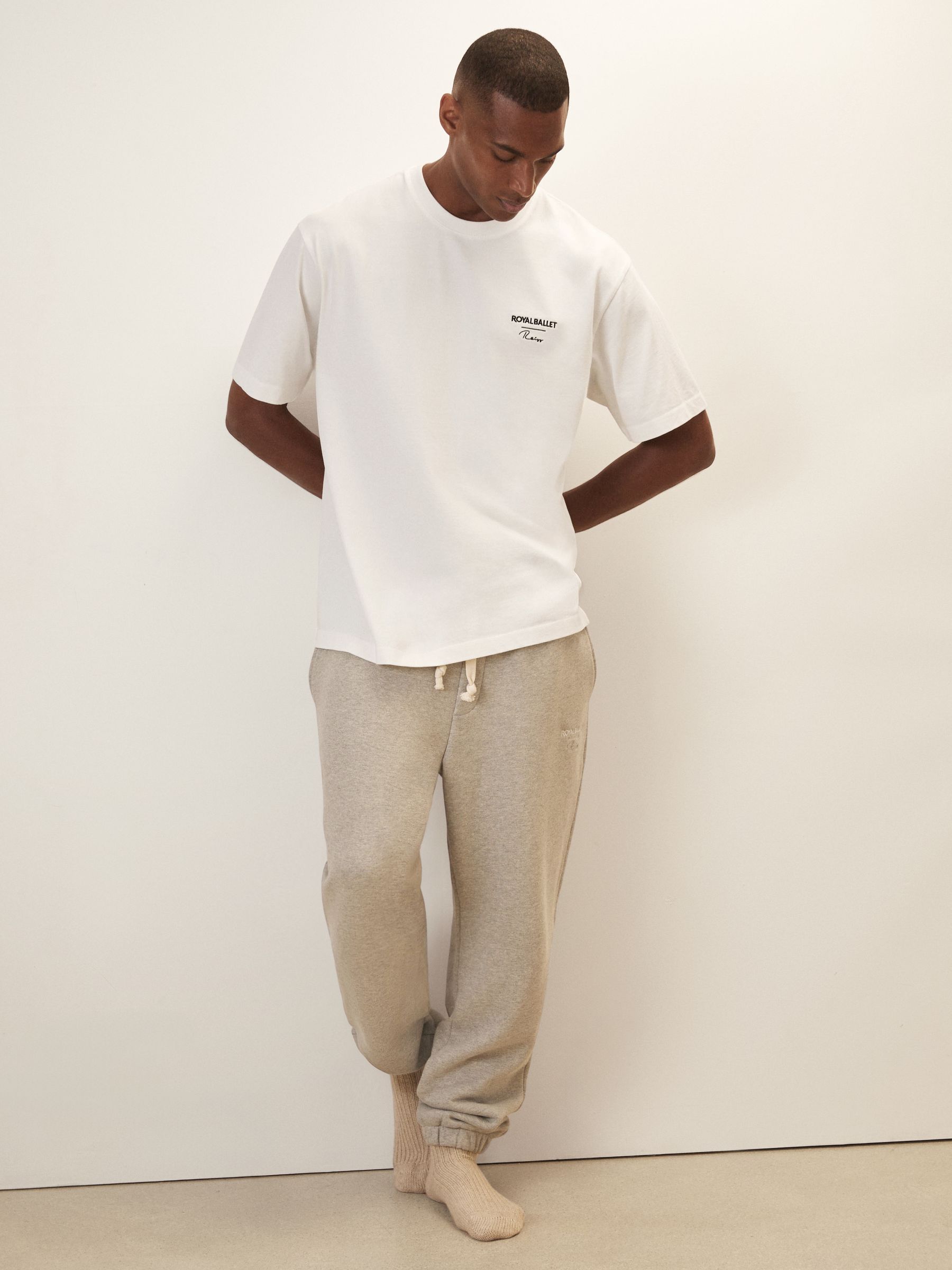 Reiss | Unisex Tričko s logem Royal Ballet v Bílé barvě - Obrázek 4 z 12