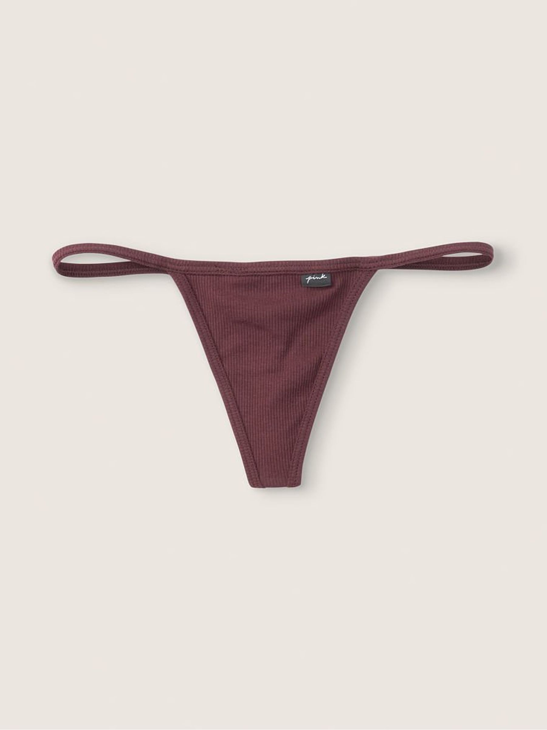 Burnt Umber Brown Cotton G String Knicker - Image 1 of 1 Burnt Umber Brown Cotton G String Knicker - Image 1 of 1