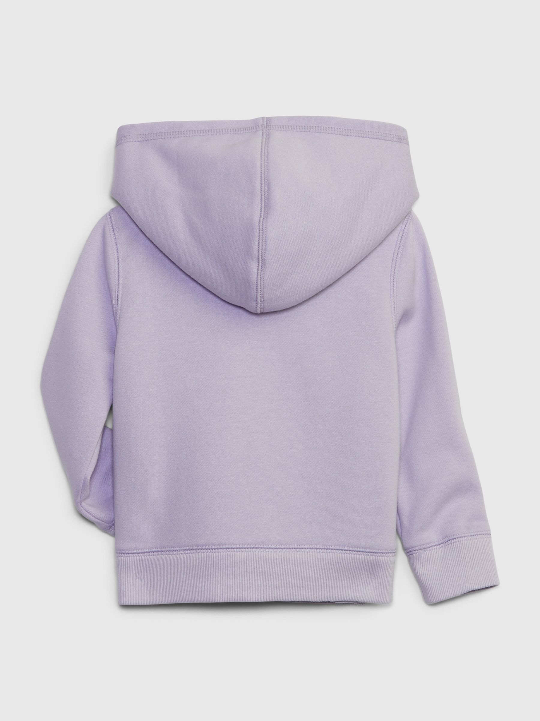 Purple Logo Sherpa Zip Up Hoodie (12mths-5yrs) - Image 2 of 4