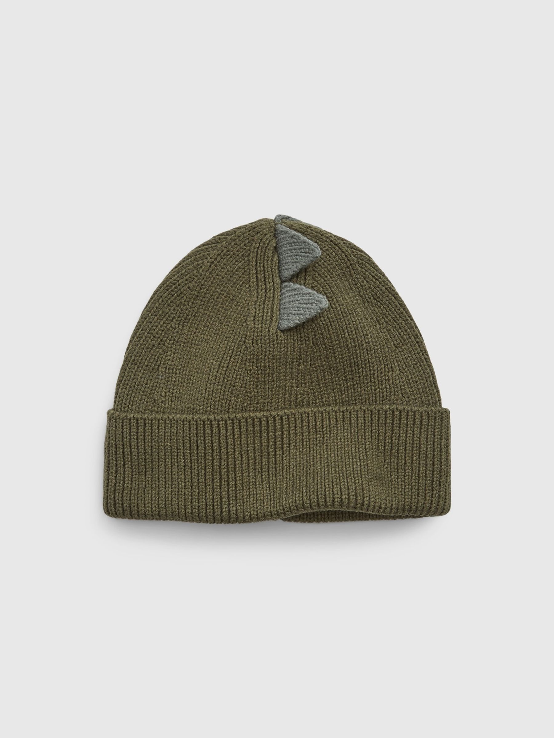Green Toddlers Organic Cotton Dinosaur Beanie - Image 1 of 1
