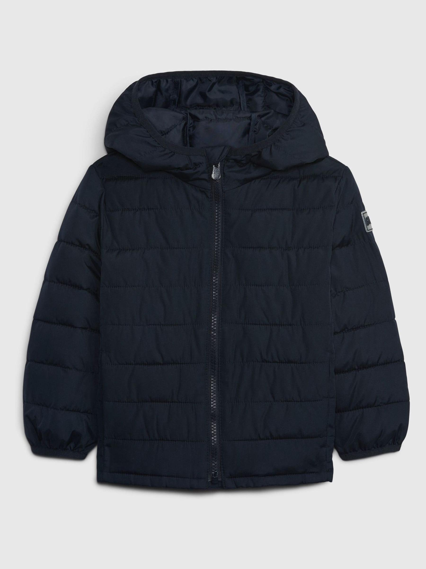 Blue Water Resistant Recycled Lightweight Puffer Jacket (12mths-5yrs) - Image 1 of 2