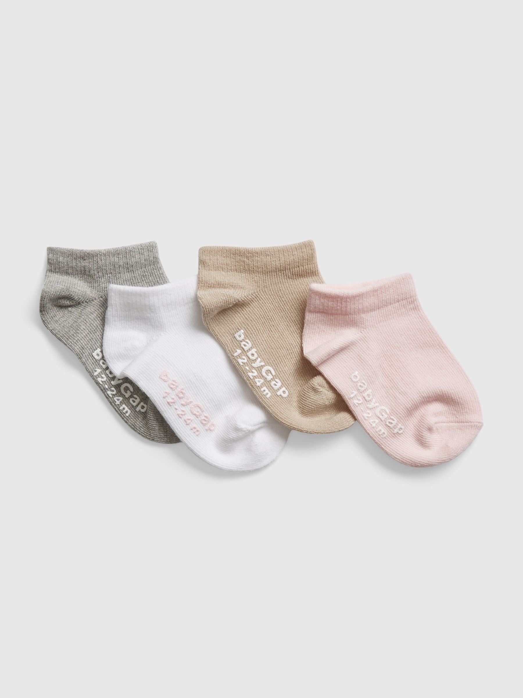 Multi Toddler No Show Socks (4-Pack) - Image 1 of 1