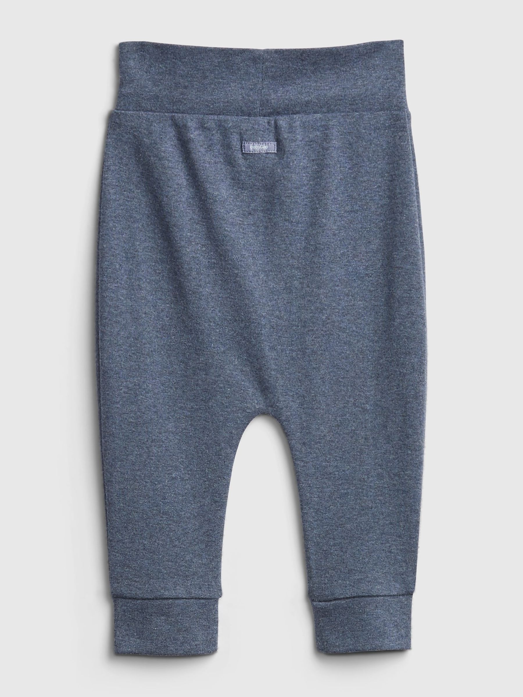 Blue Knit Pull-On Trousers (Newborn - 24mths) - Image 1 of 3