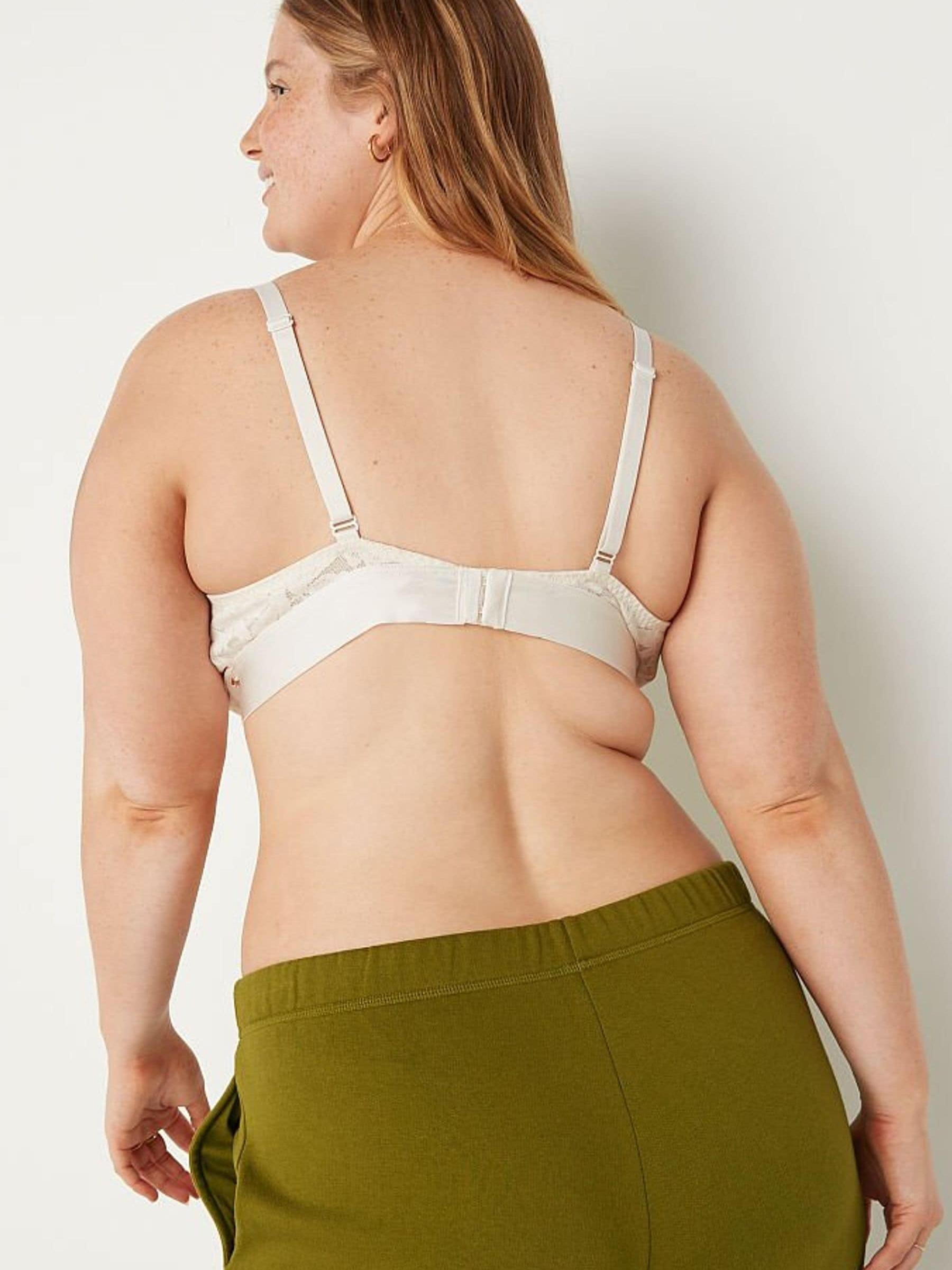 Coconut White Fuller Cup Lace Unlined Triangle Bralette - Image 2 of 4