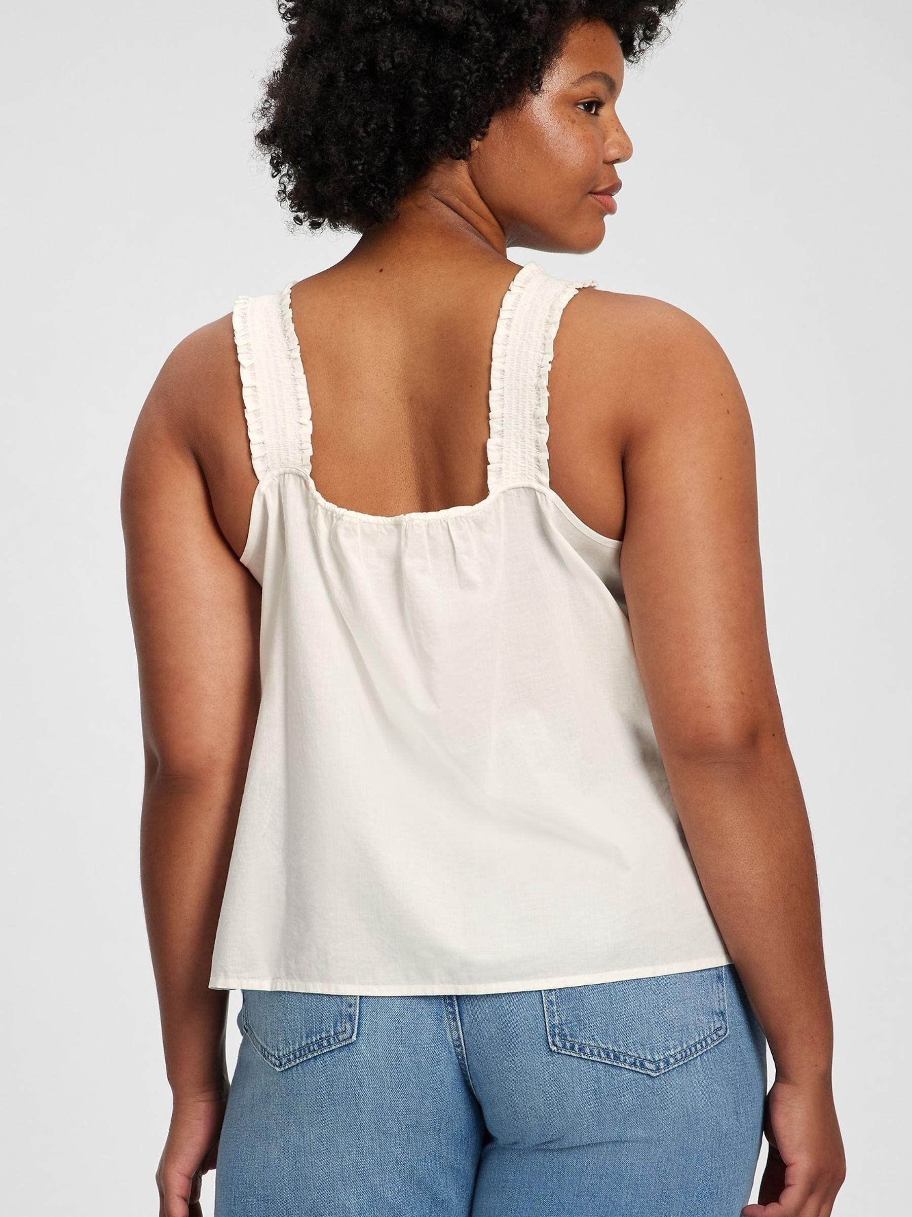 Smocked-Strap Top - Image 2 of 4