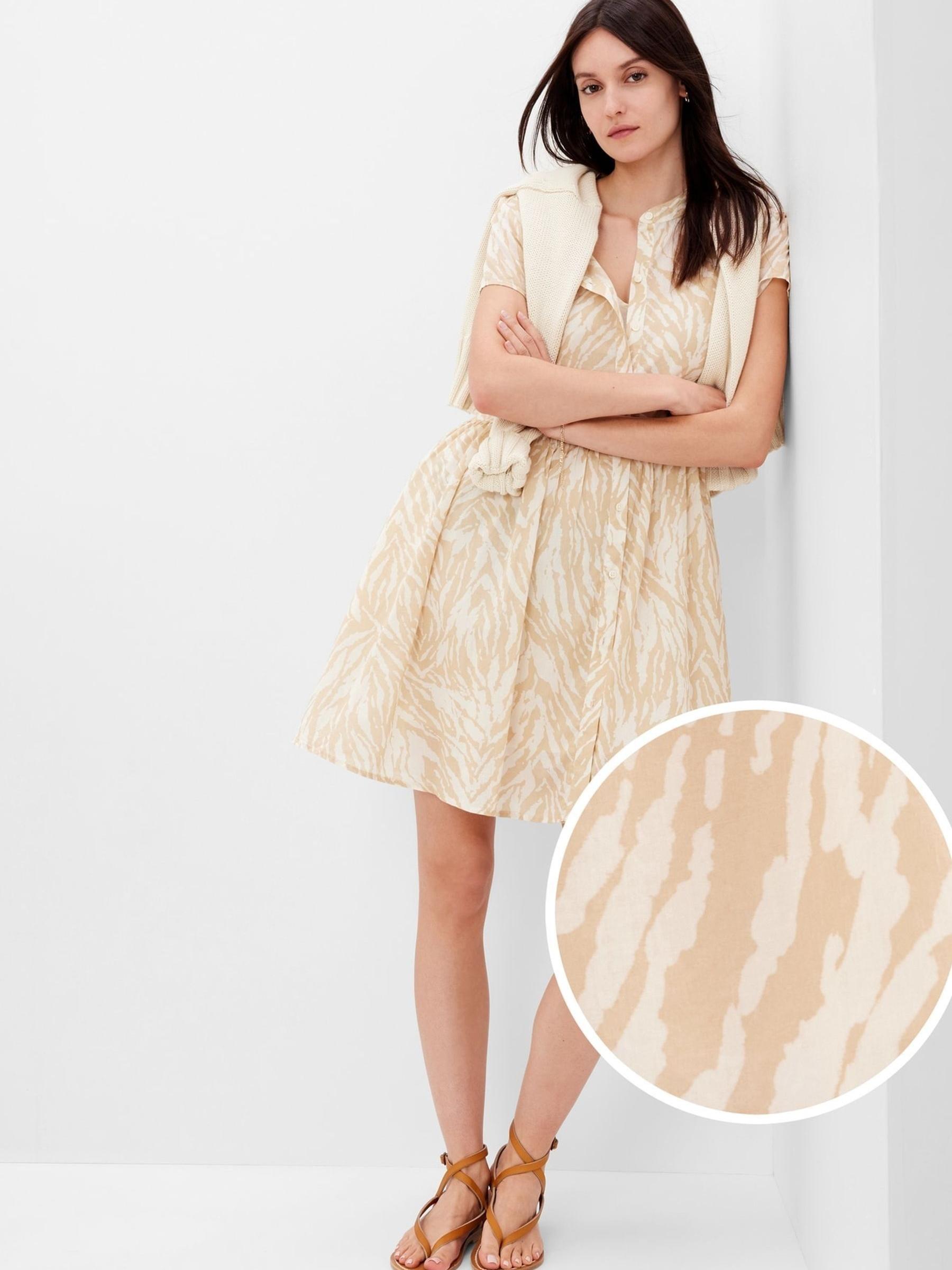Empire Waist Mini Dress - Image 1 of 5